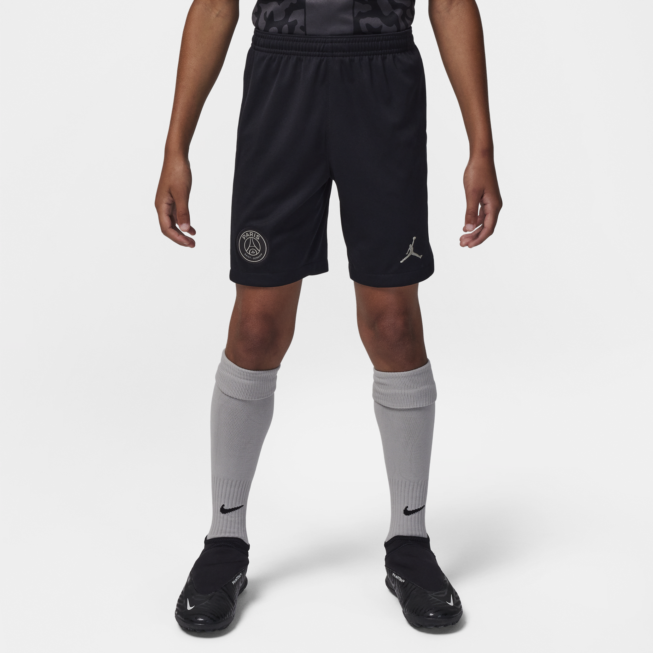 Shorts da calcio Nike Dri-FIT Paris Saint-Germain 2023/24 Stadium per ragazzi – Terza - Nero