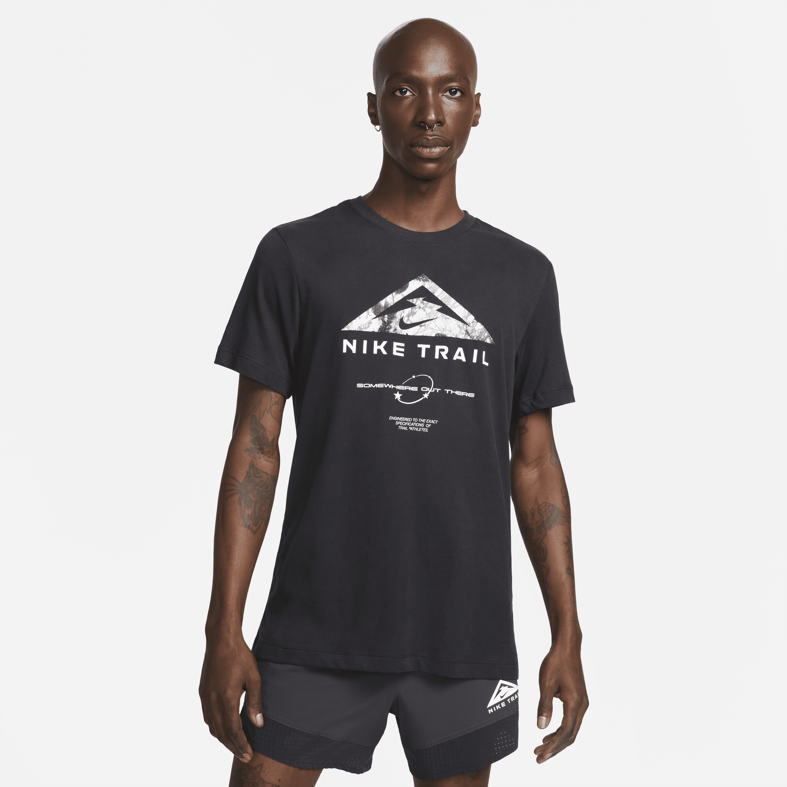 T-shirt da trail running Nike Dri-FIT Trail - Uomo - Nero
