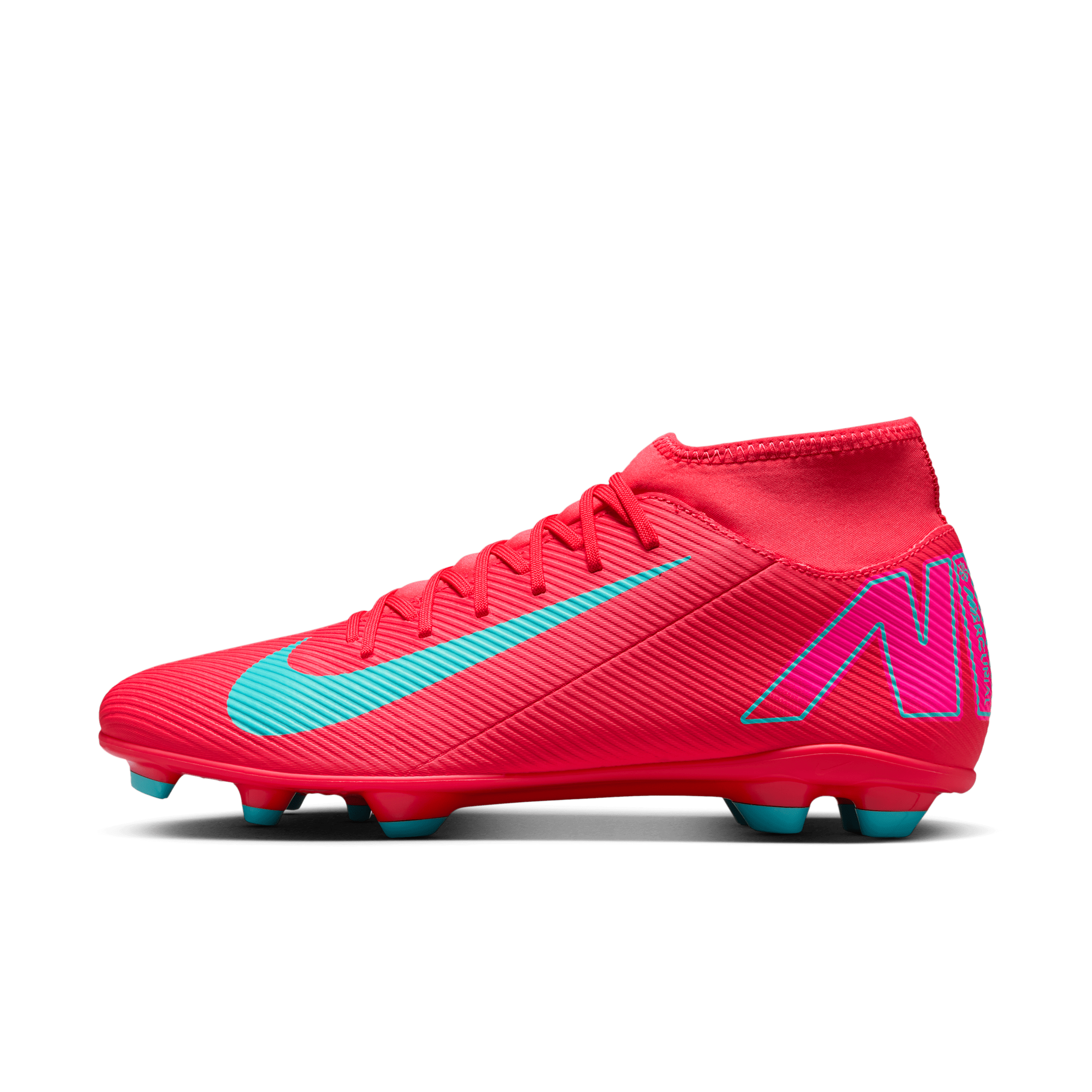 【ナイキ(NIKE)公式ストア】ナイキ マーキュリアル スーパーフライ 10 クラブ マルチグラウンド ハイカット サッカースパイク FQ8314-800 レッド 【ナイキ(NIKE)公式ストア】ナイキ マーキュリアル スーパーフライ 10 クラブ マルチグラウンド ハイカット サッカースパイク FQ8314-800 レッド