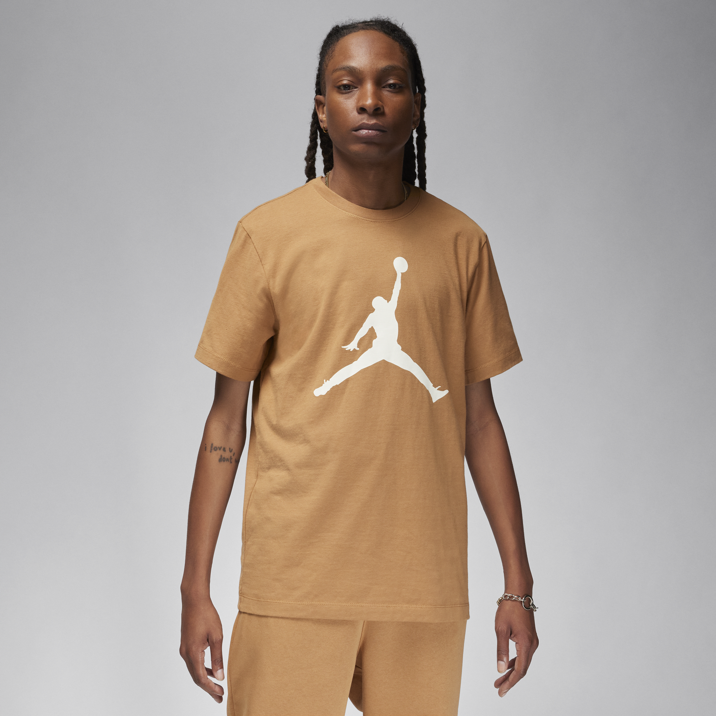Jordan Jumpman T-shirt voor heren - Bruin