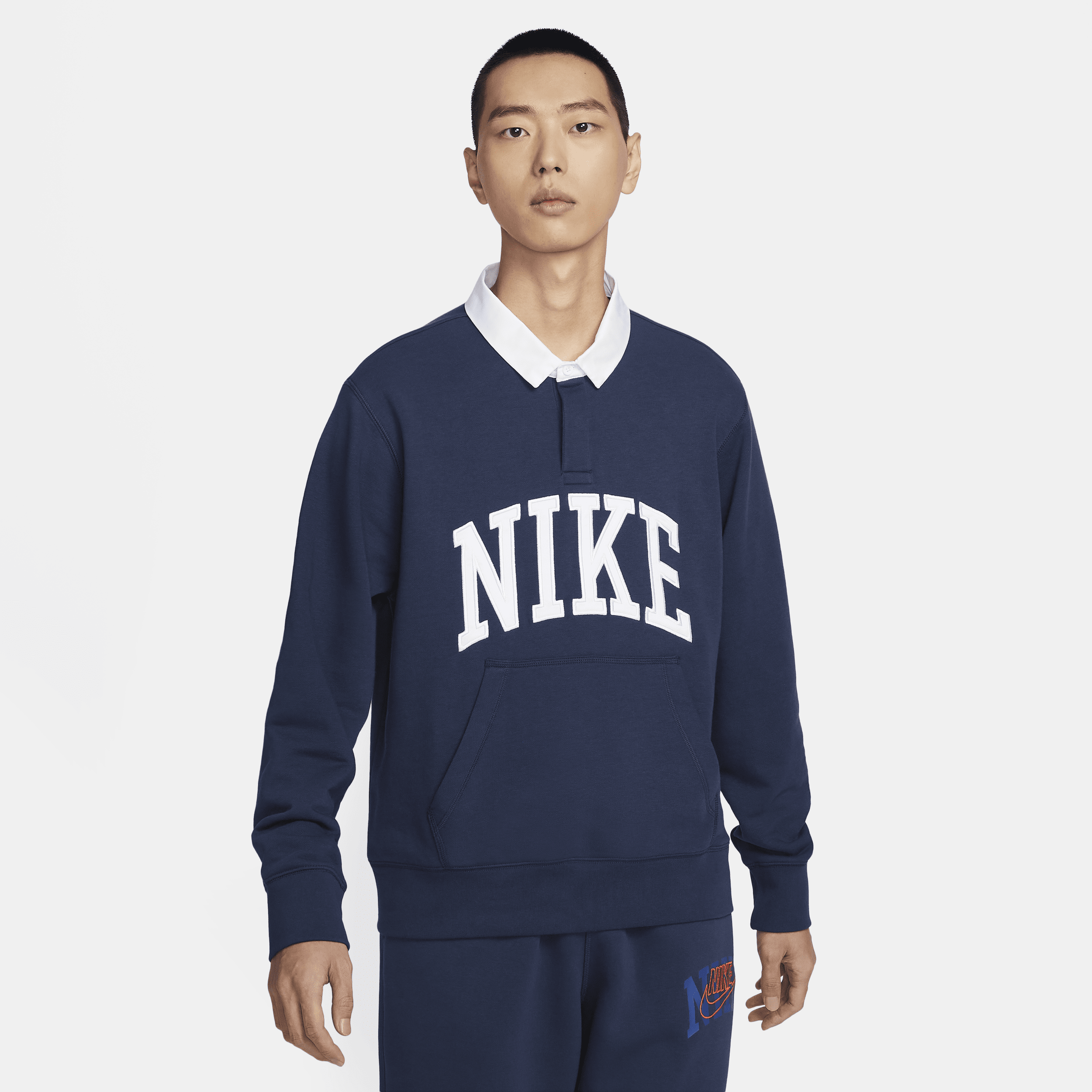【ナイキ(NIKE)公式ストア】ナイキ クラブ フリース メンズ ロングスリーブ フリース ポロ FN3113-410 ブルー 【ナイキ(NIKE)公式ストア】ナイキ クラブ フリース メンズ ロングスリーブ フリース ポロ FN3113-410 ブルー