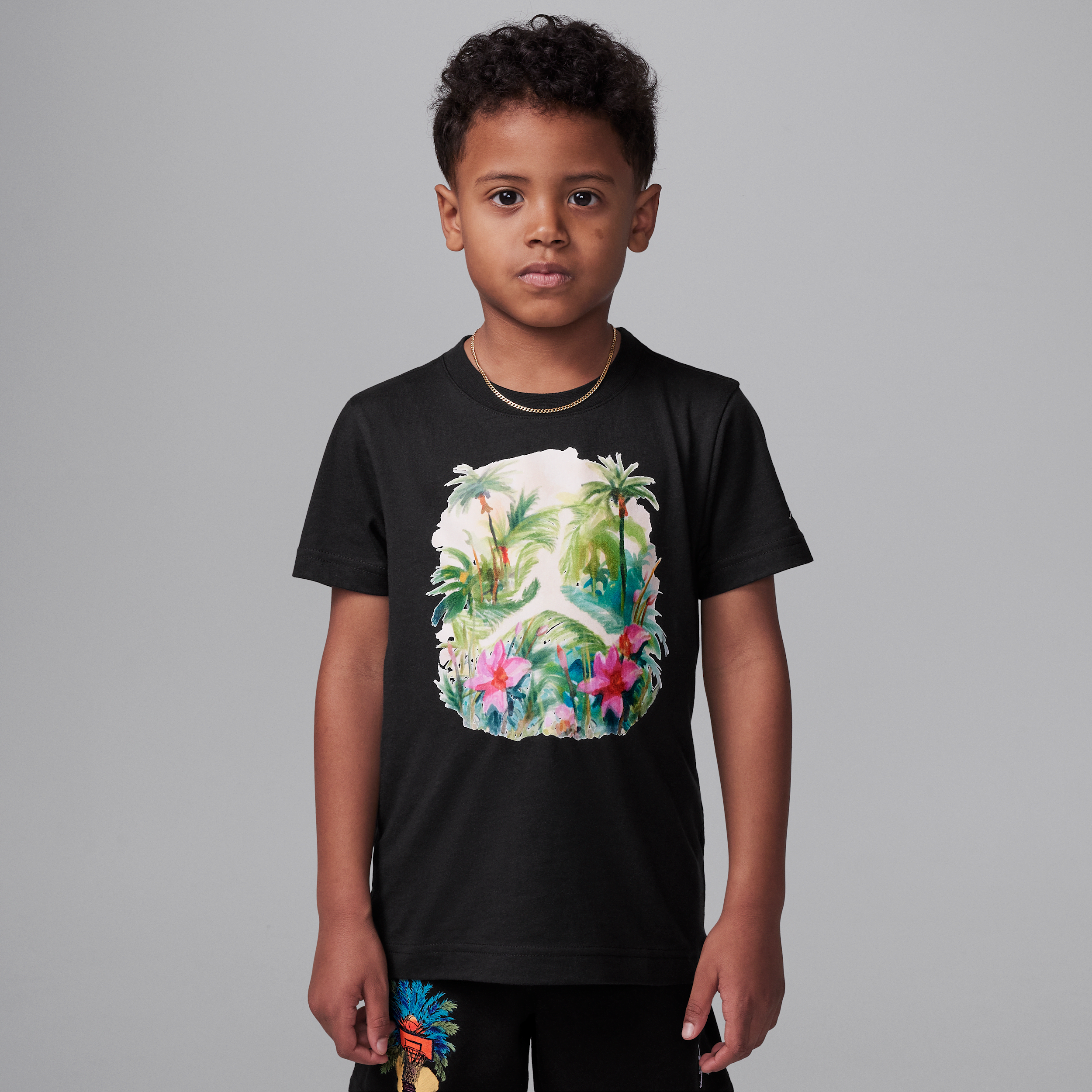 【ナイキ(NIKE)公式ストア】ジョーダン フライト エッセンシャル リトルキッズ プールサイド ジャンプマン Tシャツ II2539-010 ブラック 【ナイキ(NIKE)公式ストア】ジョーダン フライト エッセンシャル リトルキッズ プールサイド ジャンプマン Tシャツ II2539-010 ブラック