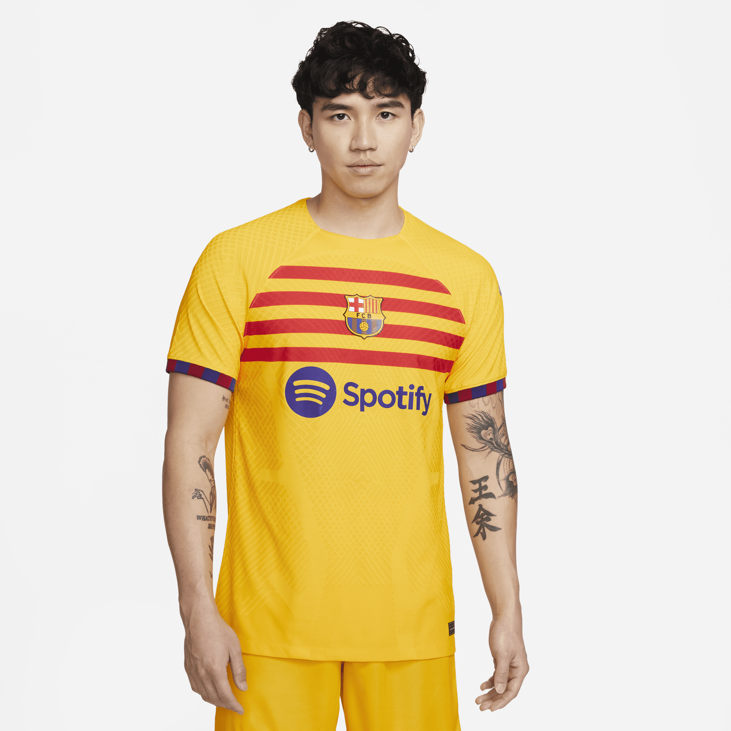 Cuarta equipación Match FC Barcelona 2022/23 Camiseta de fútbol Nike Dri-FIT ADV - Hombre - Amarillo