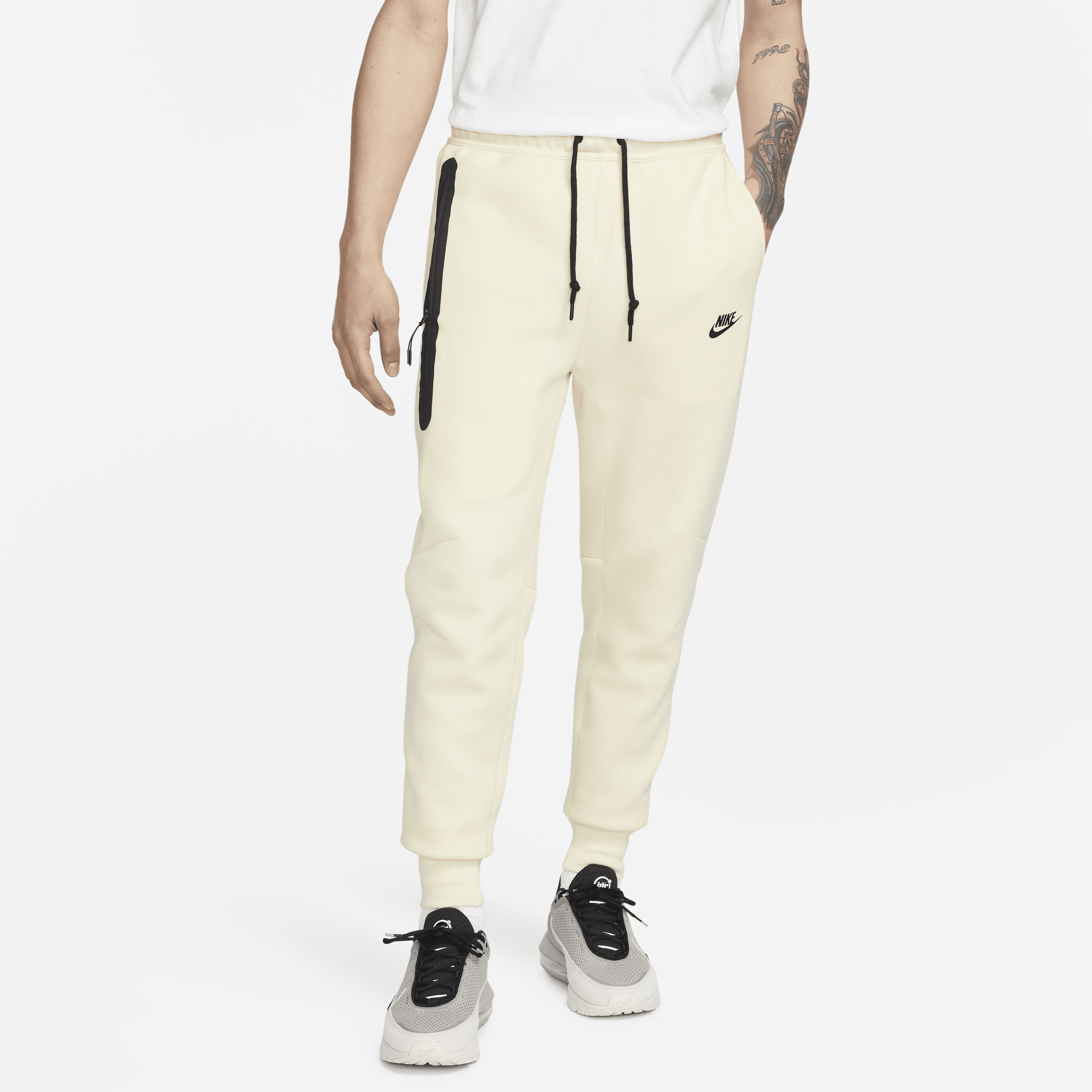 Pantaloni jogger Nike Sportswear Tech Fleece – Uomo - Bianco