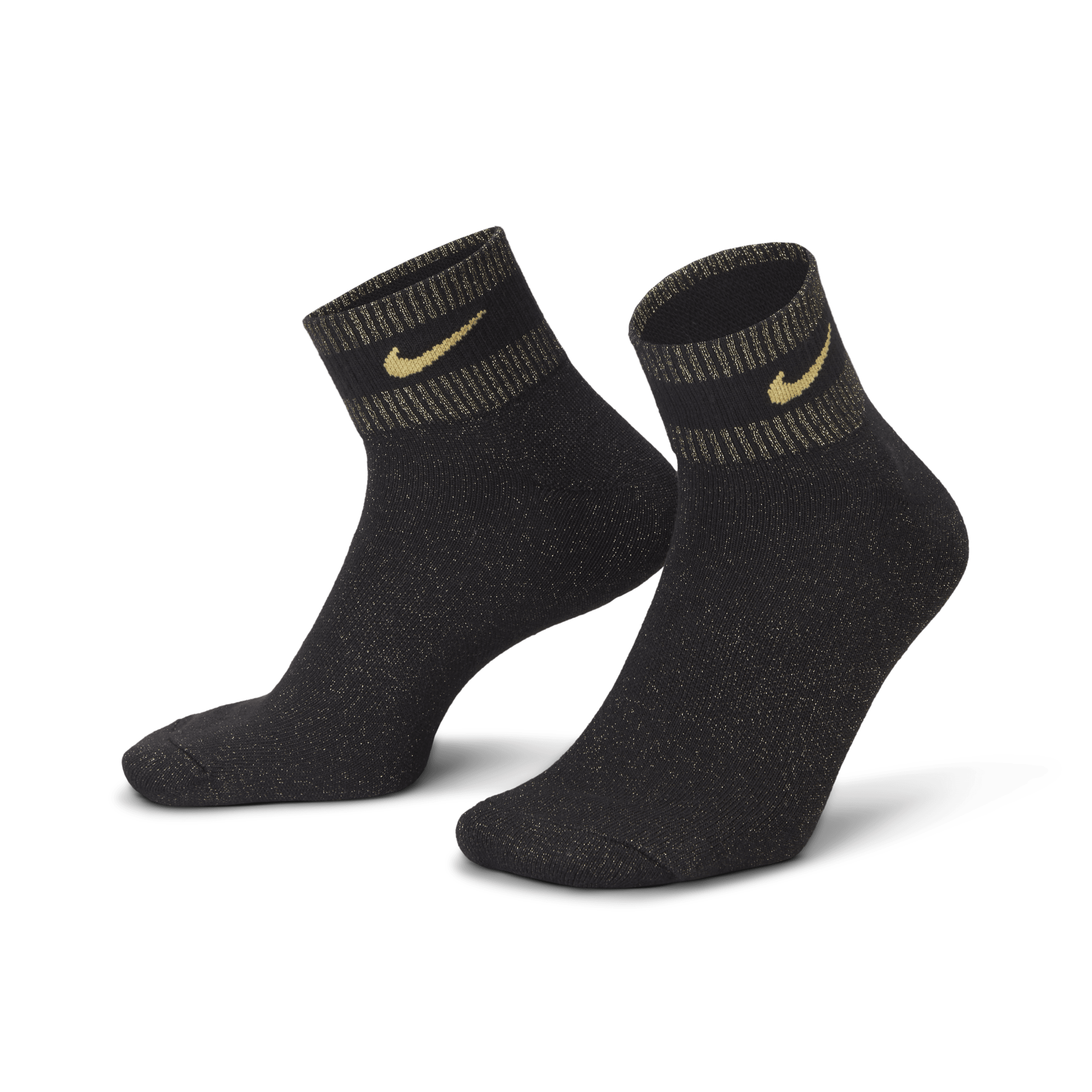 Calze alla caviglia con dettagli metallizzati Nike Everyday Essentials (1 paio) - Nero