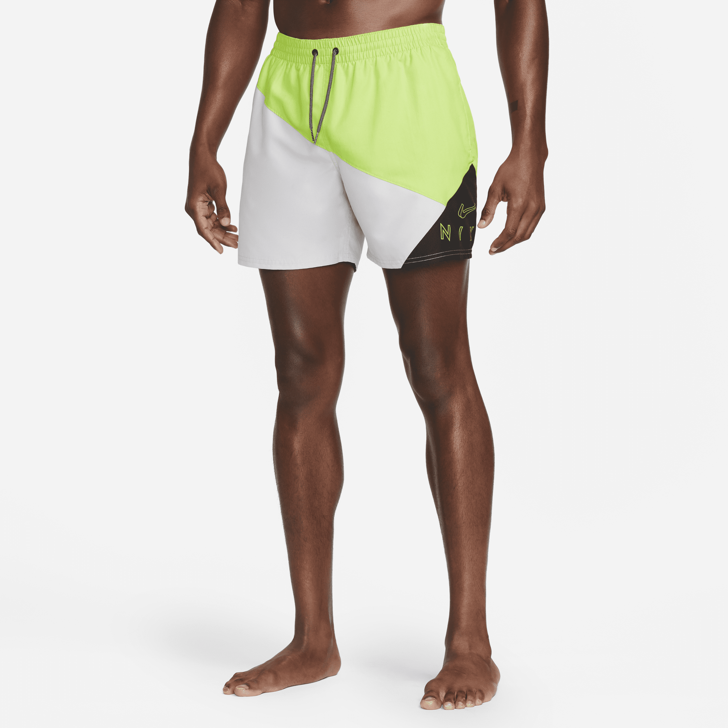 Nike Logo Jackknife Bañador Volley de 13 cm - Hombre - Verde