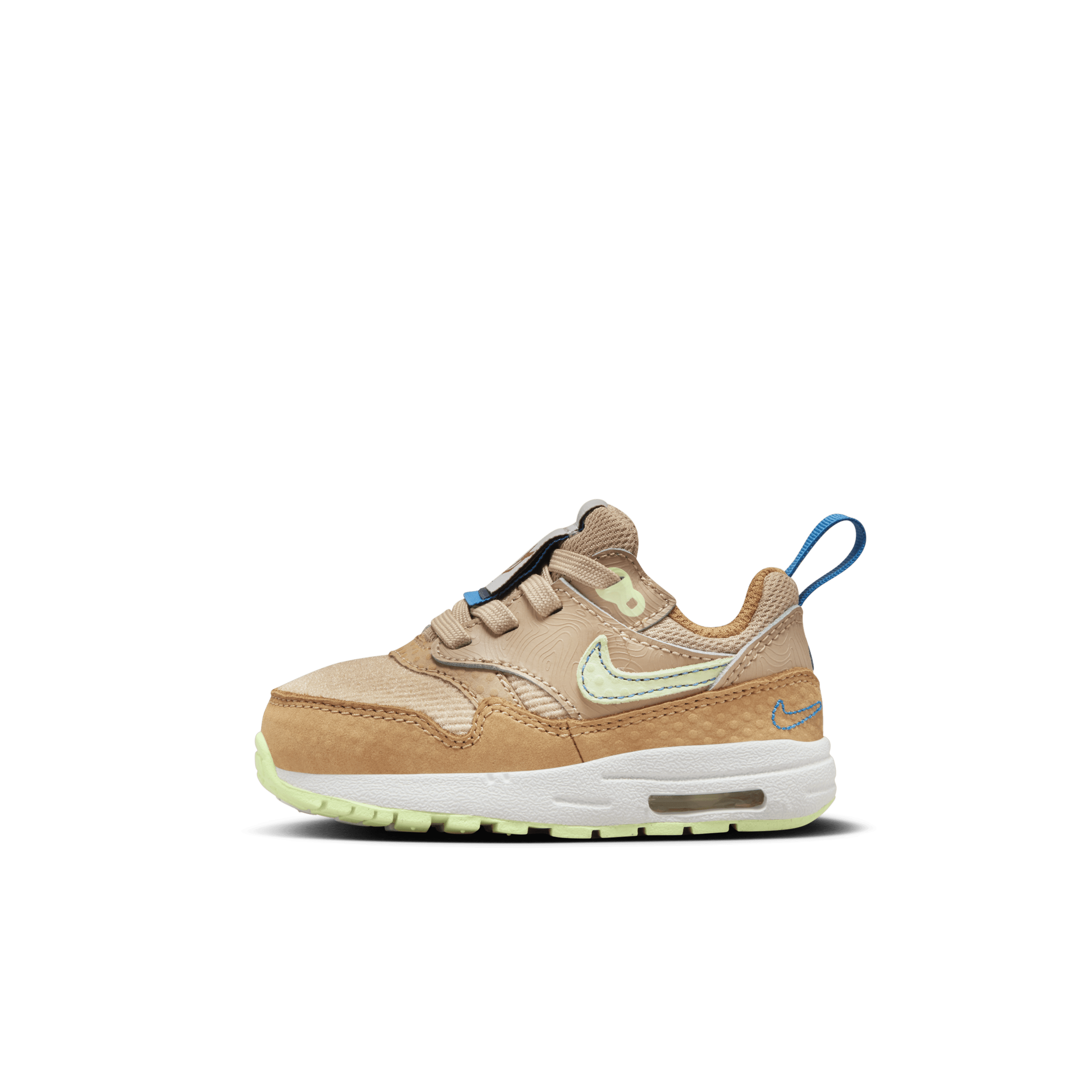 Nike Air Max 1 SE EasyOn schoenen voor baby's/peuters - Bruin