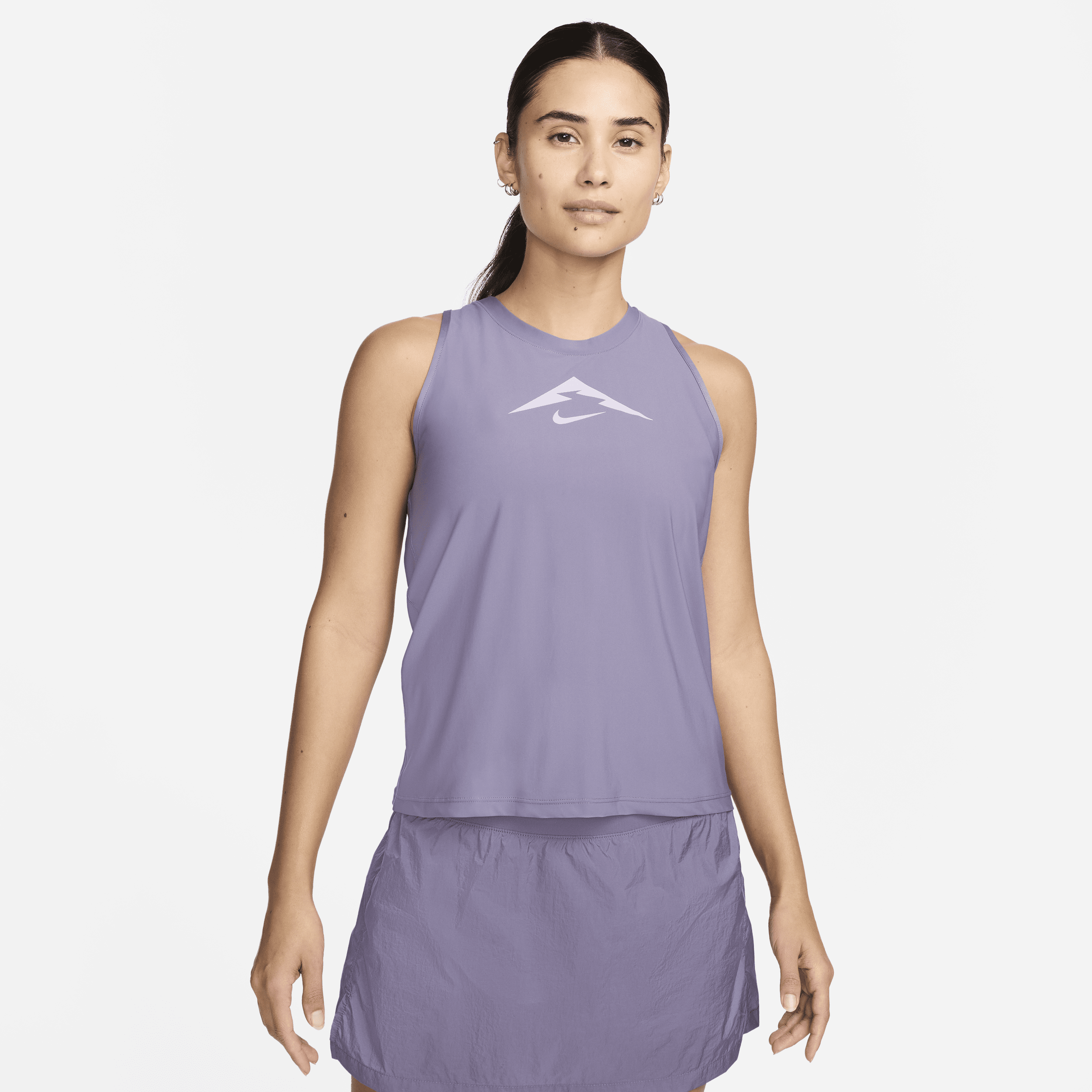 Nike Trail Camiseta de tirantes de running con estampado Dri-FIT - Mujer - Morado