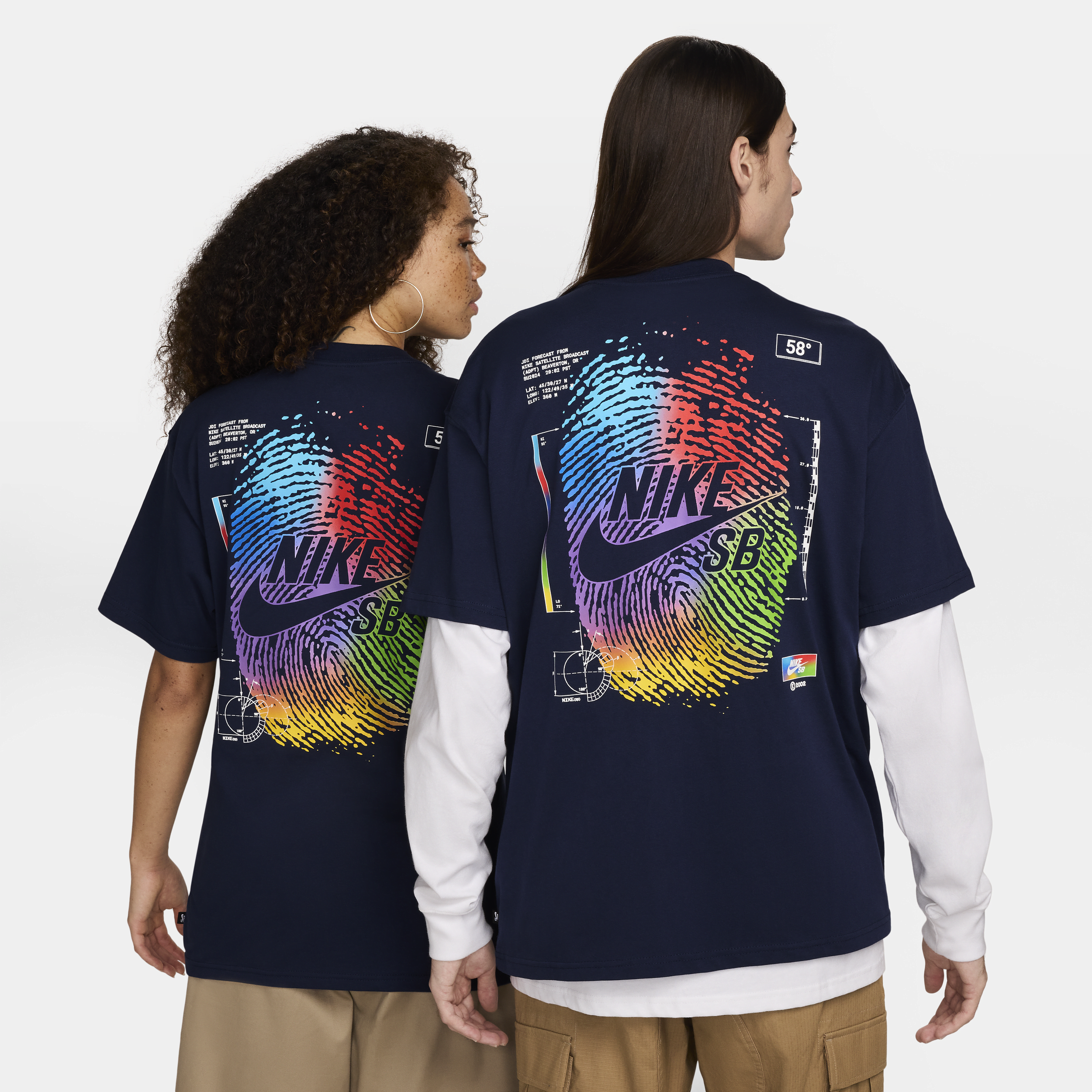 T-shirt da skateboard Nike SB - Blu
