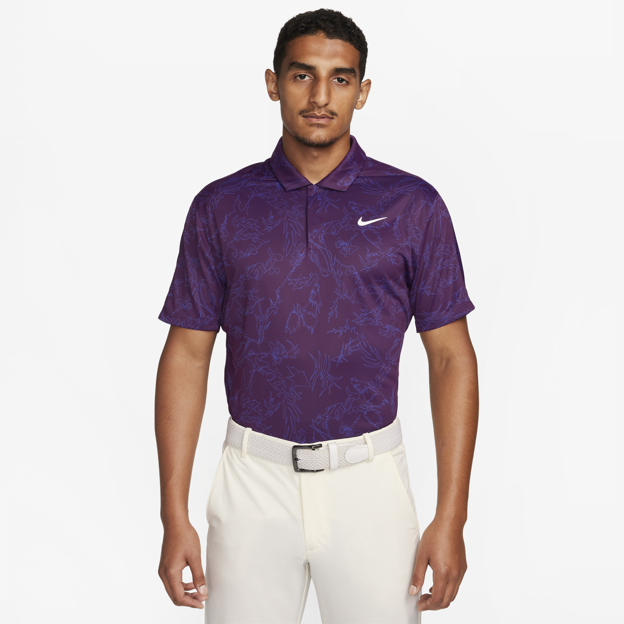 Tiger Woods Polo de golf Nike Dri-FIT ADV - Hombre - Rojo