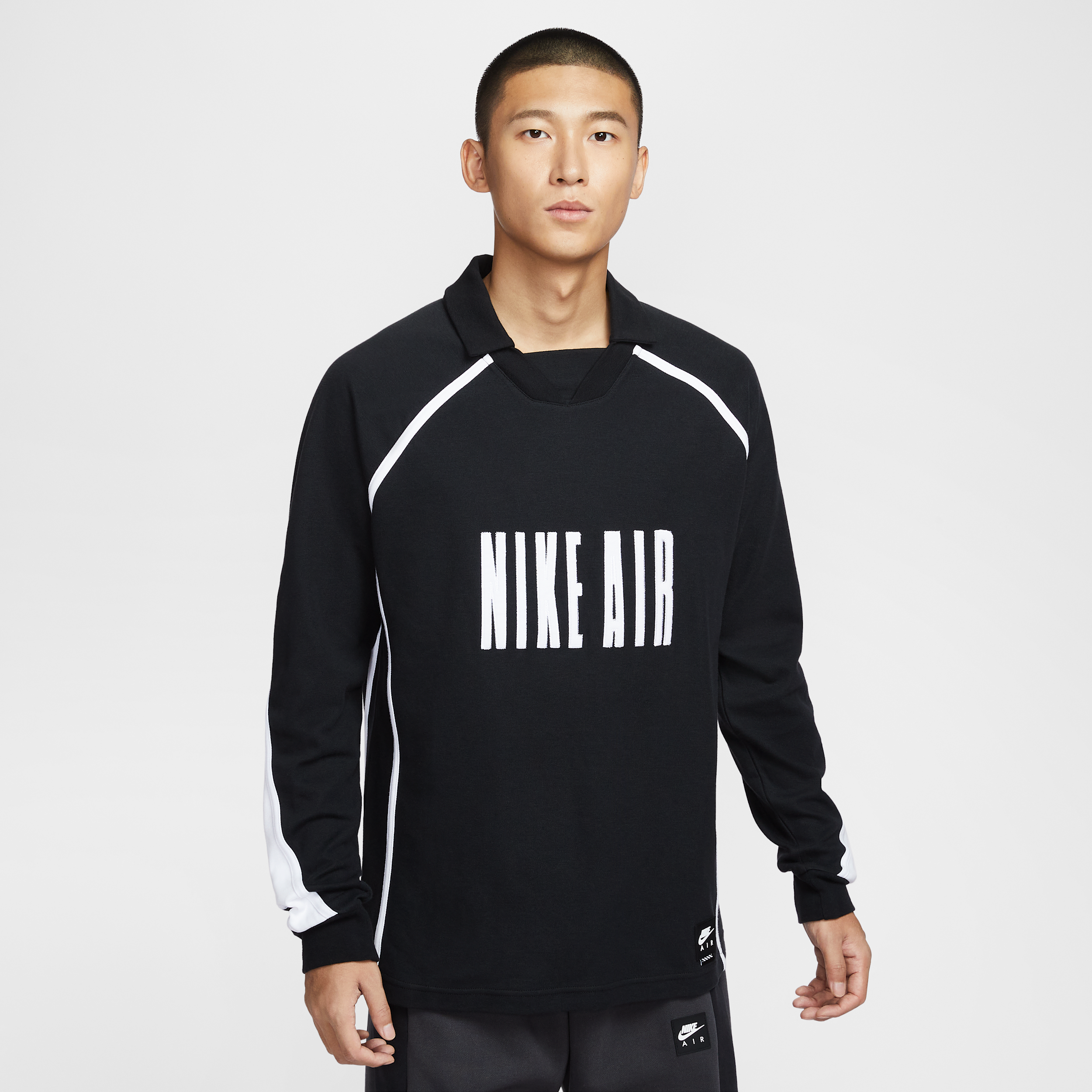 【ナイキ(NIKE)公式ストア】ナイキ エア メンズ ロングスリーブ サッカートップ HV1321-010 ブラック 【ナイキ(NIKE)公式ストア】ナイキ エア メンズ ロングスリーブ サッカートップ HV1321-010 ブラック