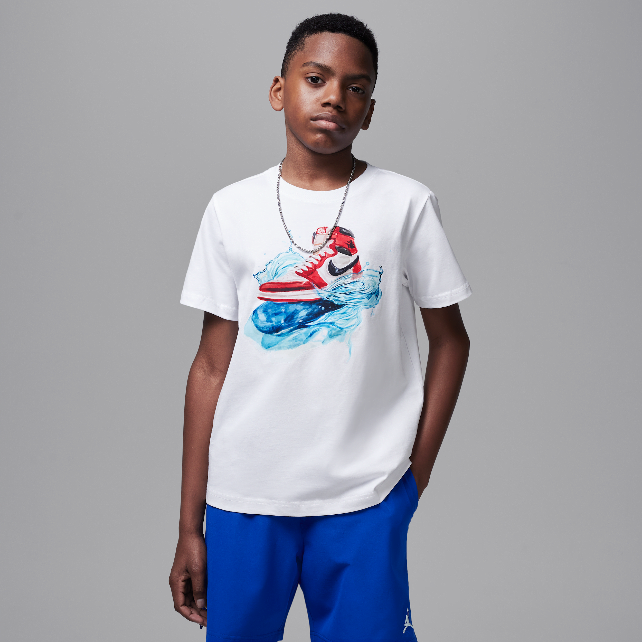 【ナイキ(NIKE)公式ストア】ジョーダン ジュニア エア ジョーダン 1 ウェーブ Tシャツ II3072-100 ホワイト 【ナイキ(NIKE)公式ストア】ジョーダン ジュニア エア ジョーダン 1 ウェーブ Tシャツ II3072-100 ホワイト