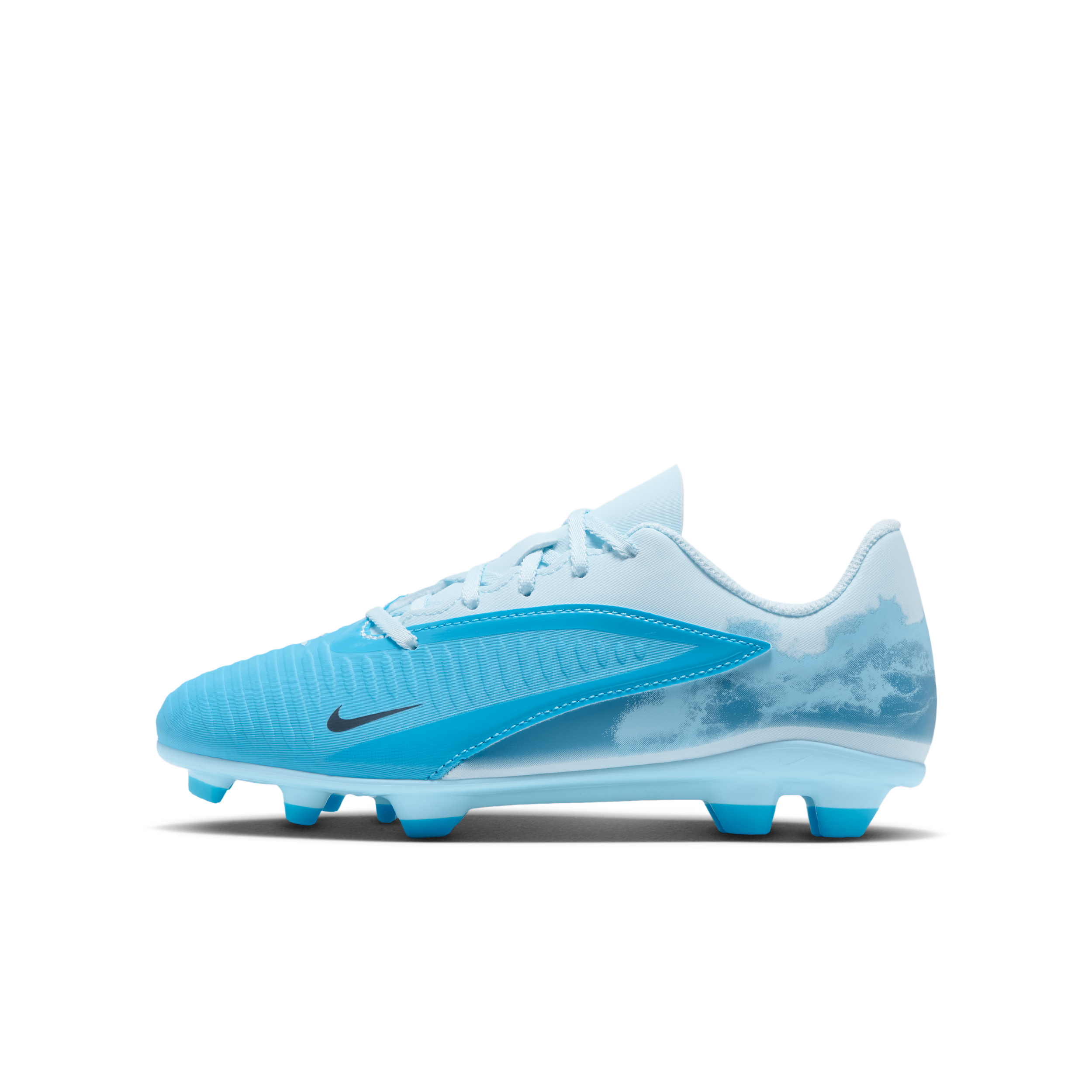 Chaussures de foot multi-surfaces à crampons Nike Jr. Phantom 6 Low Club « Erling Haaland » pour ado - Bleu