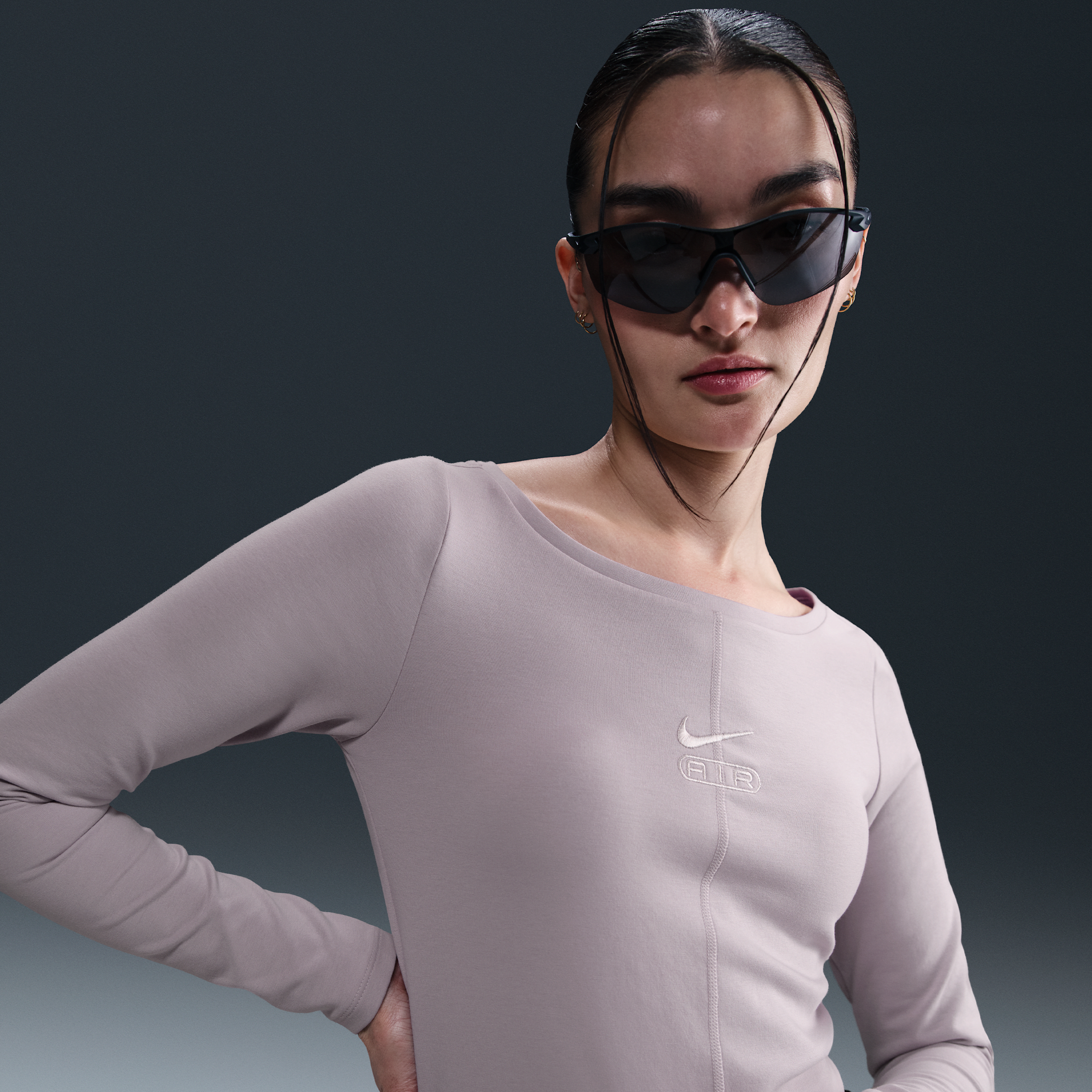 【ナイキ(NIKE)公式ストア】ナイキ エア ウィメンズ ロングスリーブ トップ FN1912-019 パープル 【ナイキ(NIKE)公式ストア】ナイキ エア ウィメンズ ロングスリーブ トップ FN1912-019 パープル