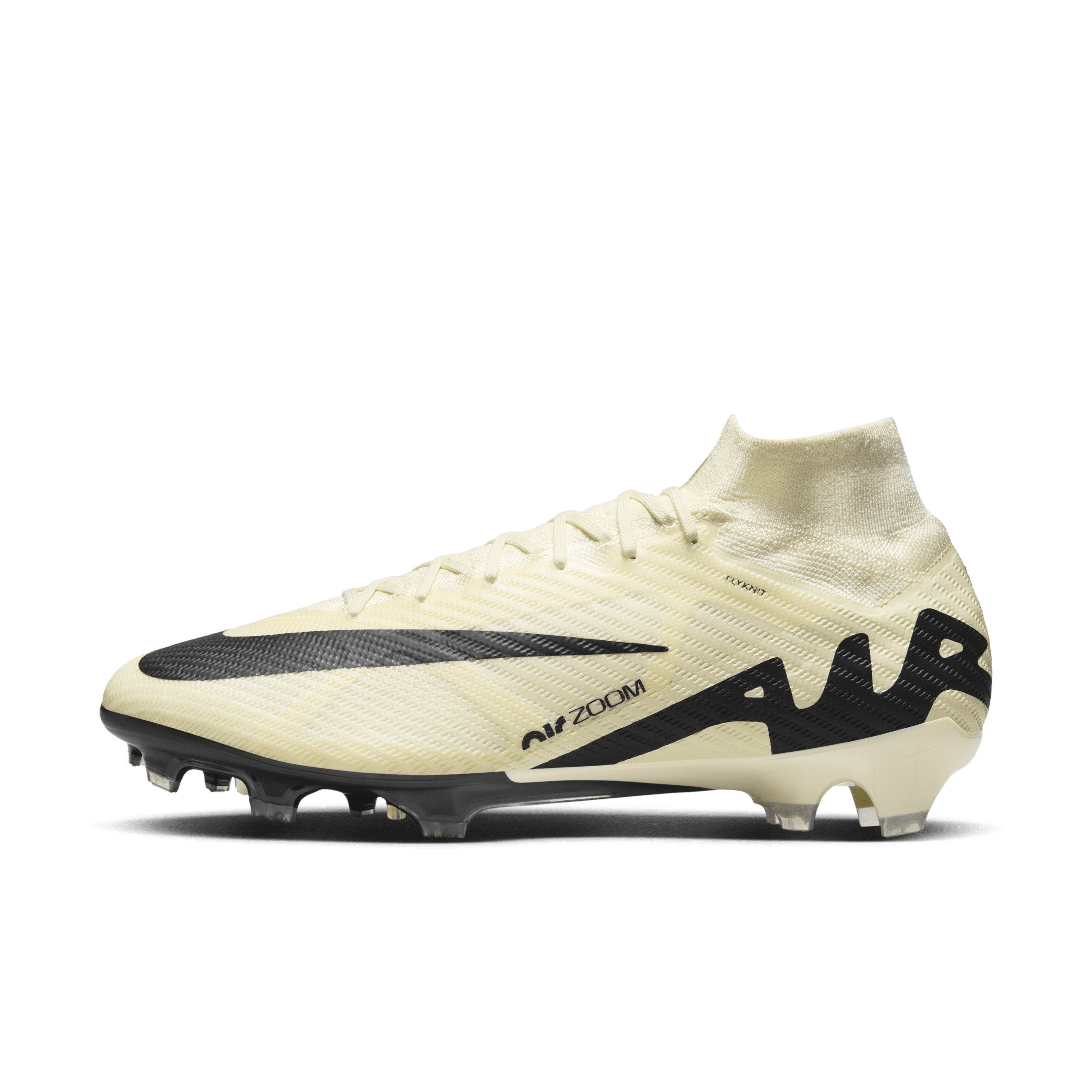 Nike Mercurial Superfly 9 Elite-fodboldstøvler (high-top) til græs - gul