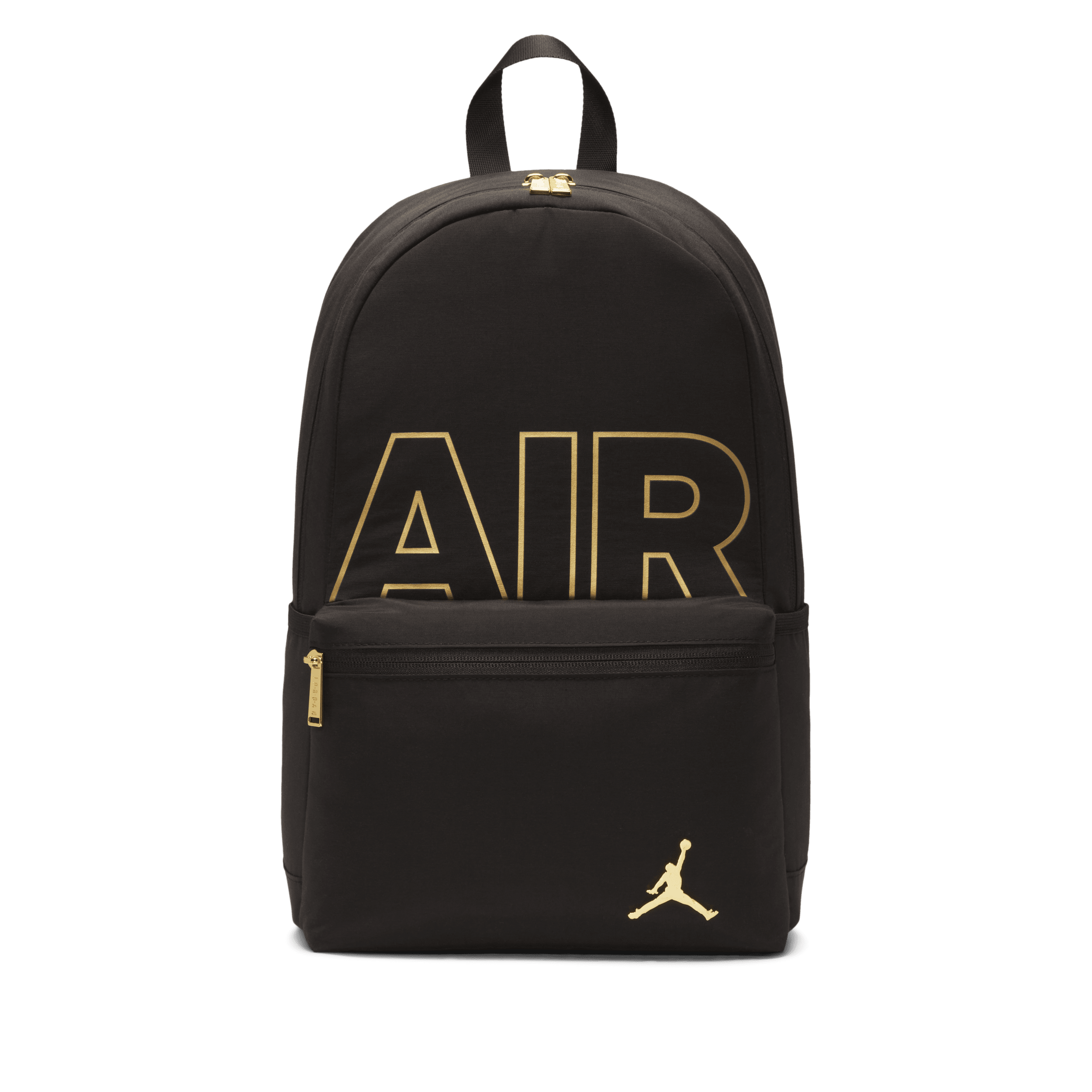 Black and discount gold nike backpack