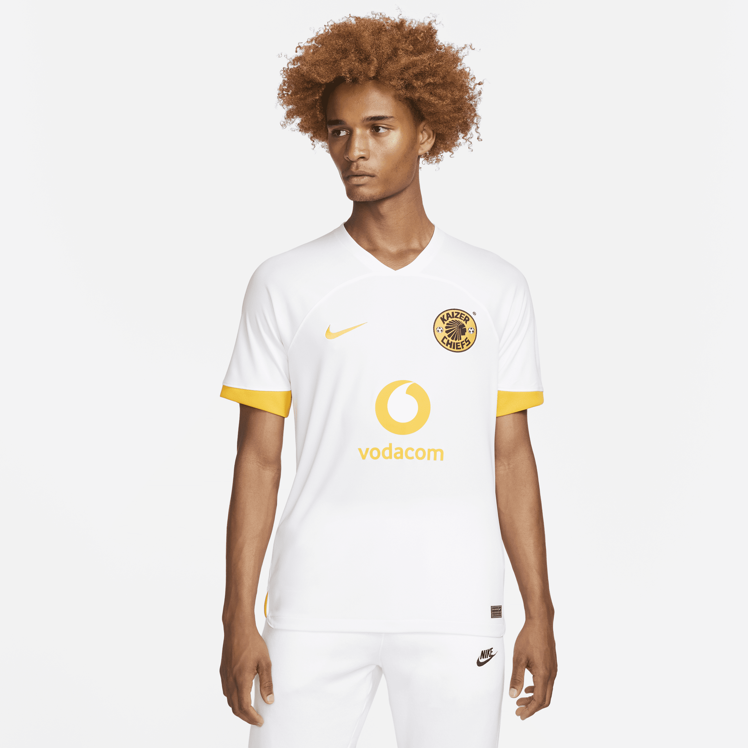 Segunda equipación Stadium Kaizer Chiefs FC 2022/23 Camiseta de fútbol Nike Dri-FIT - Hombre - Blanco