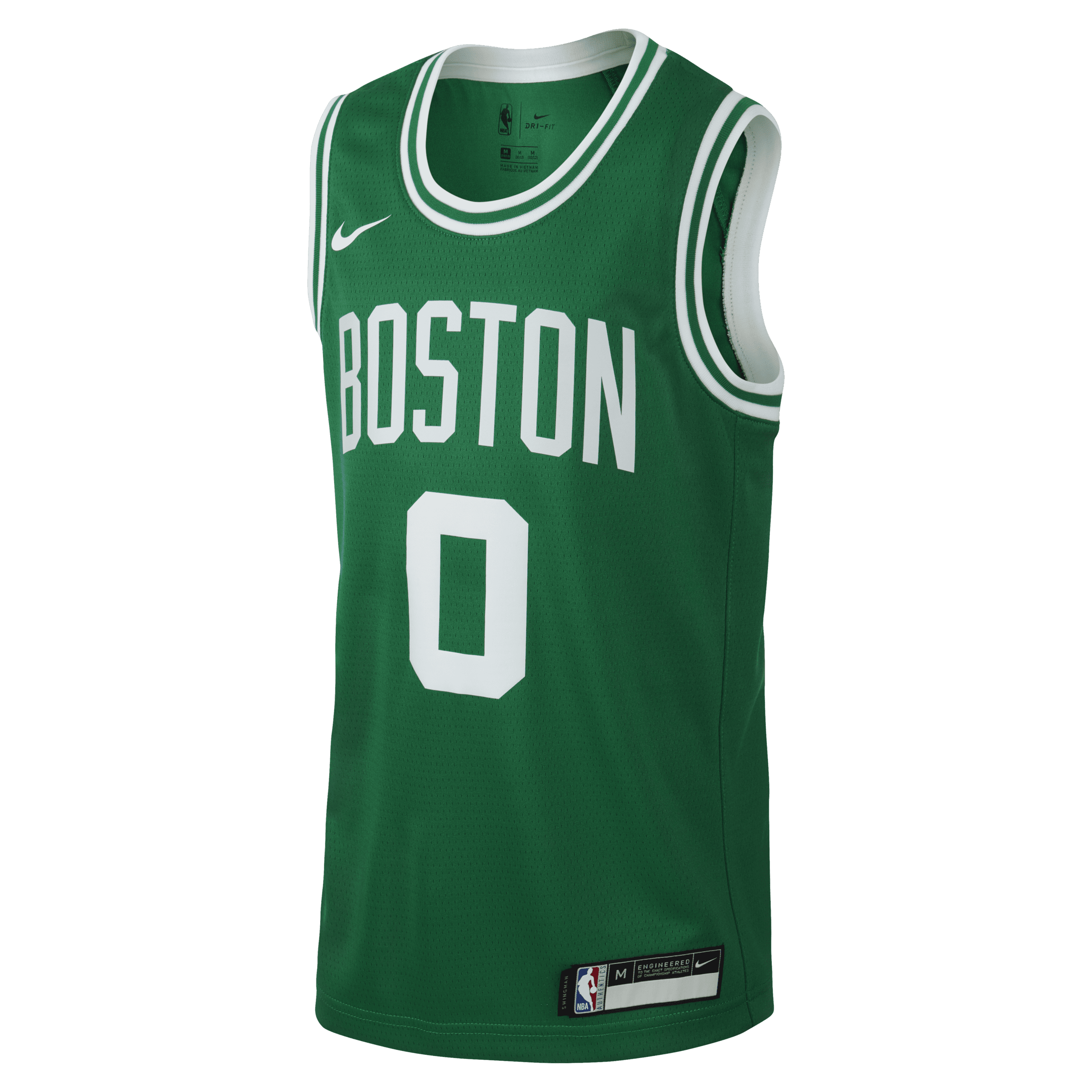 Jayson Tatum Celtics Icon Edition Nike NBA Swingman-trøje til større børn - grøn