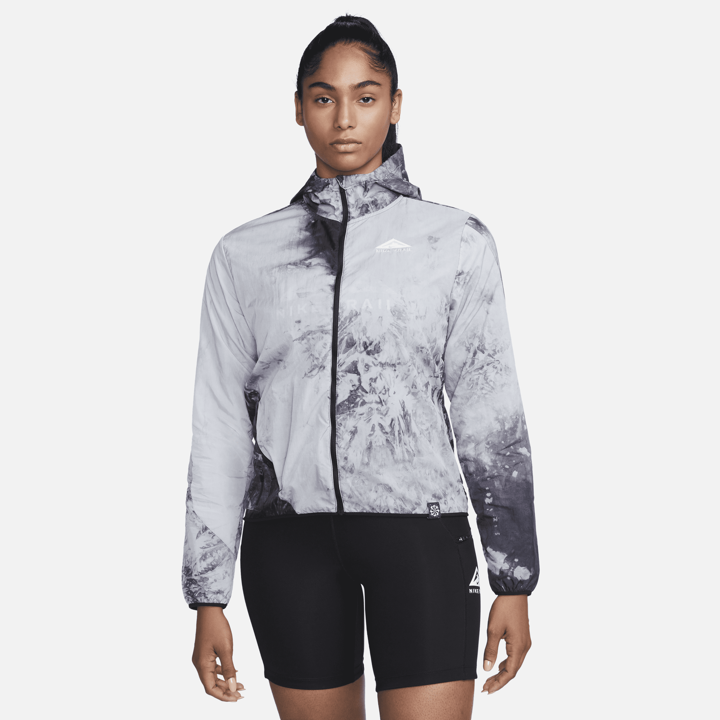 Nike Repel-trailløbejakke til kvinder - sort