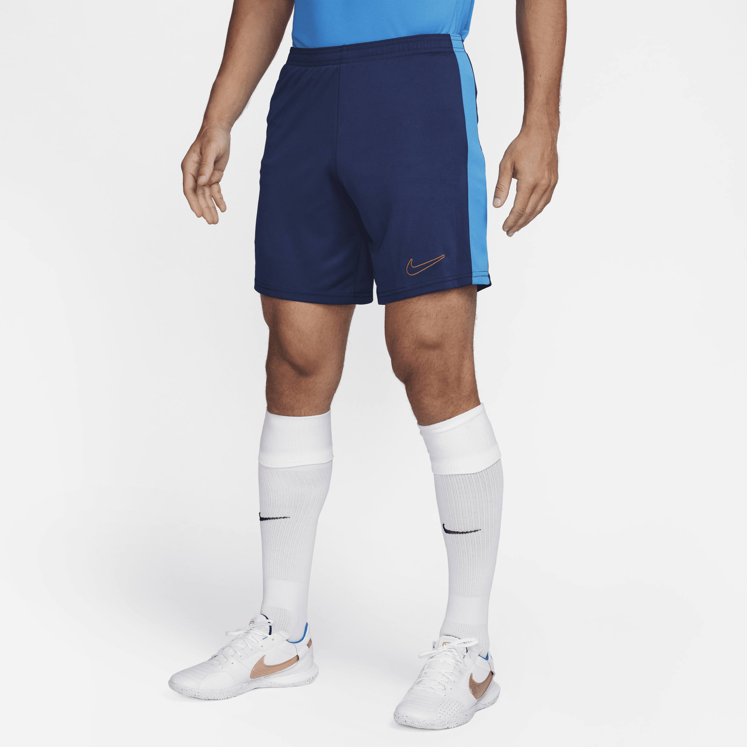 Nike Academy Dri-FIT-fodboldshorts til mænd - blå