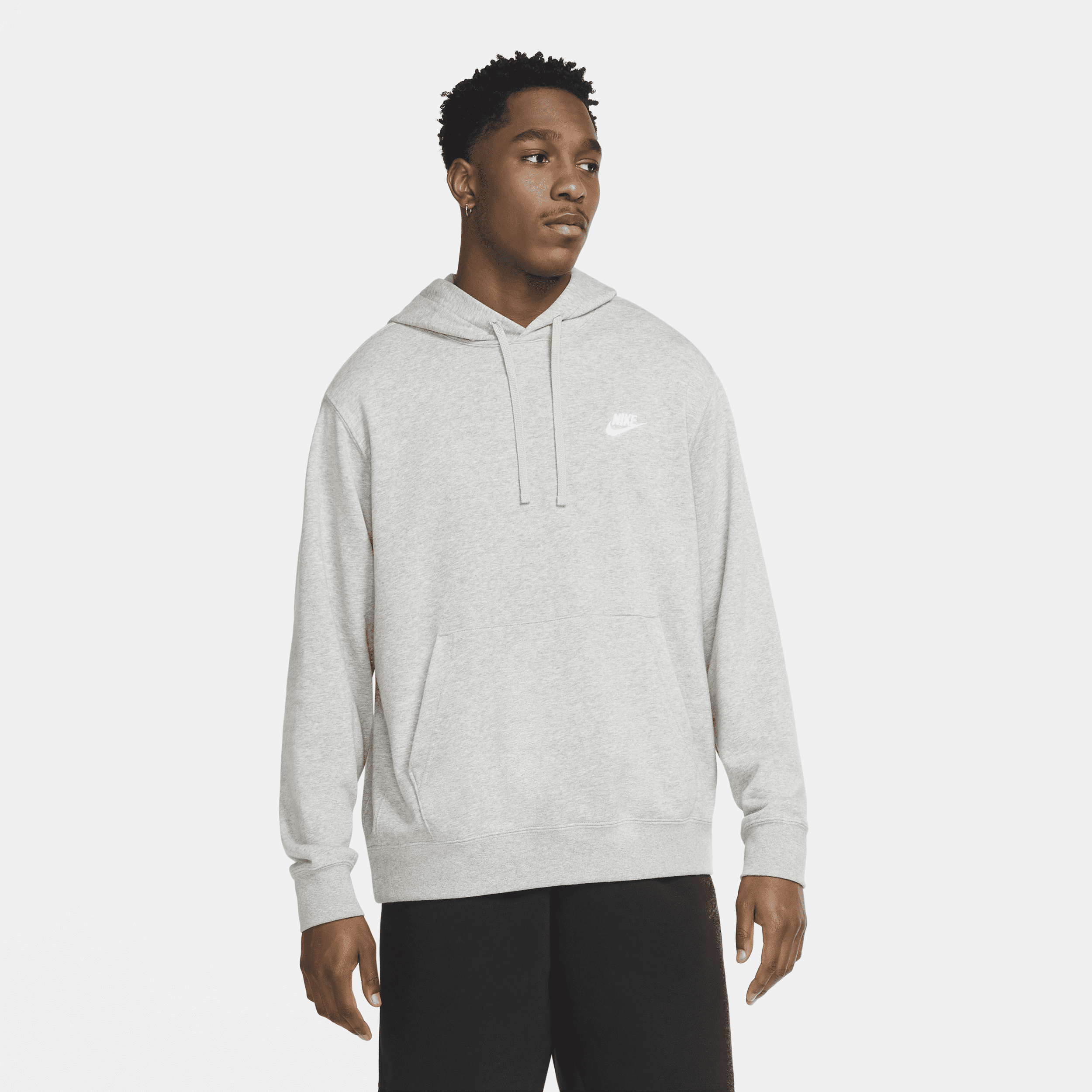 Nike Sportswear Club-pullover-hættetrøje til mænd - grå