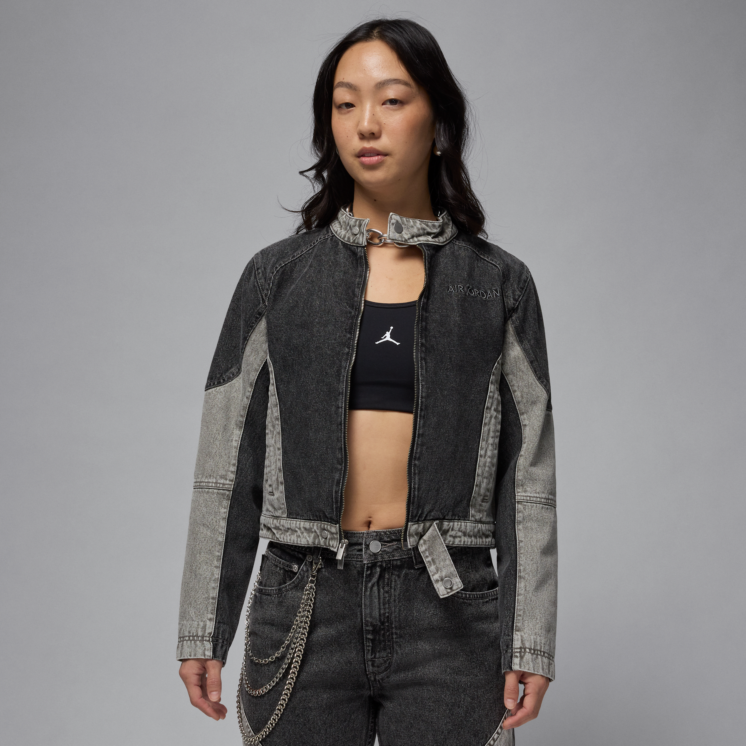 【ナイキ(NIKE)公式ストア】エア ジョーダン ウィメンズジャケット HF9426-010 ブラック 【ナイキ(NIKE)公式ストア】エア ジョーダン ウィメンズジャケット HF9426-010 ブラック