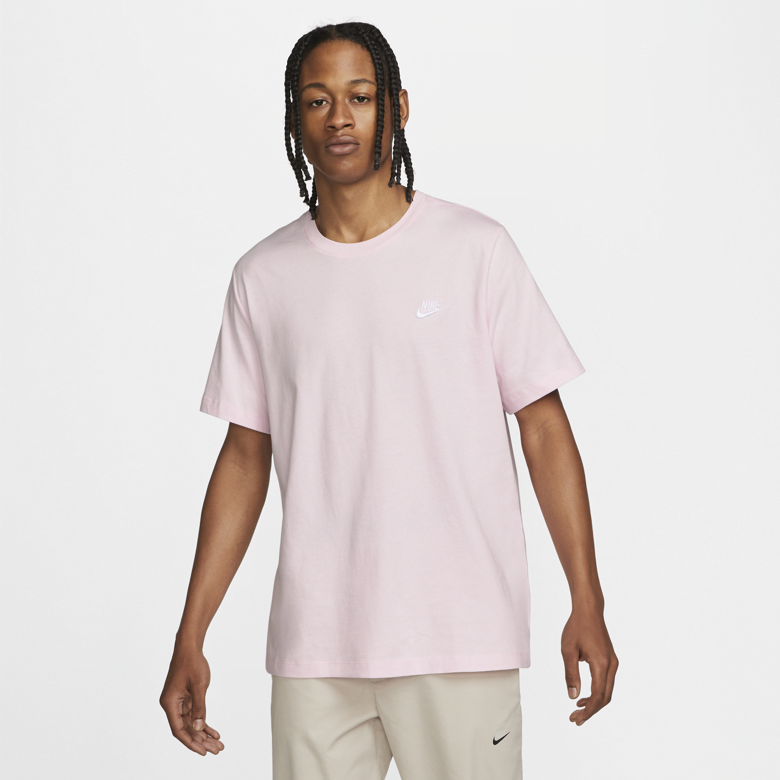 Nike club tee pink hot sale