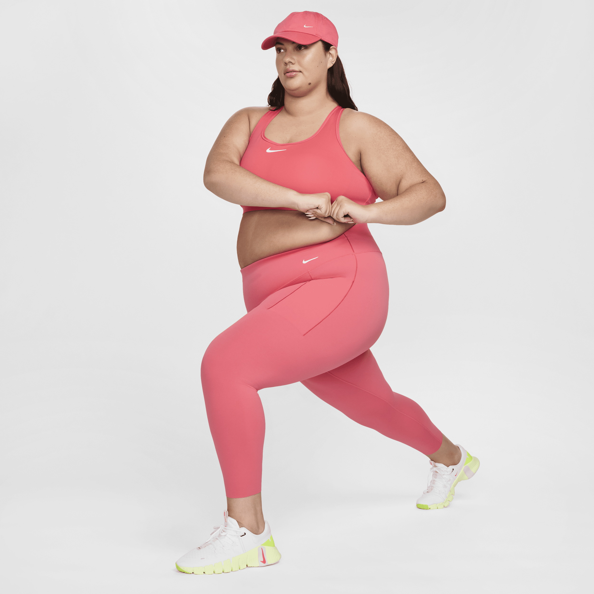 【ナイキ(NIKE)公式ストア】ナイキ ユニバーサ ウィメンズ ミディアムサポート ハイウエスト 7/8 レギンス ポケット付き (プラスサイズ) DV4898-629 ピンク 【ナイキ(NIKE)公式ストア】ナイキ ユニバーサ ウィメンズ ミディアムサポート ハイウエスト 7/8 レギンス ポケット付き (プラスサイズ) DV4898-629 ピンク