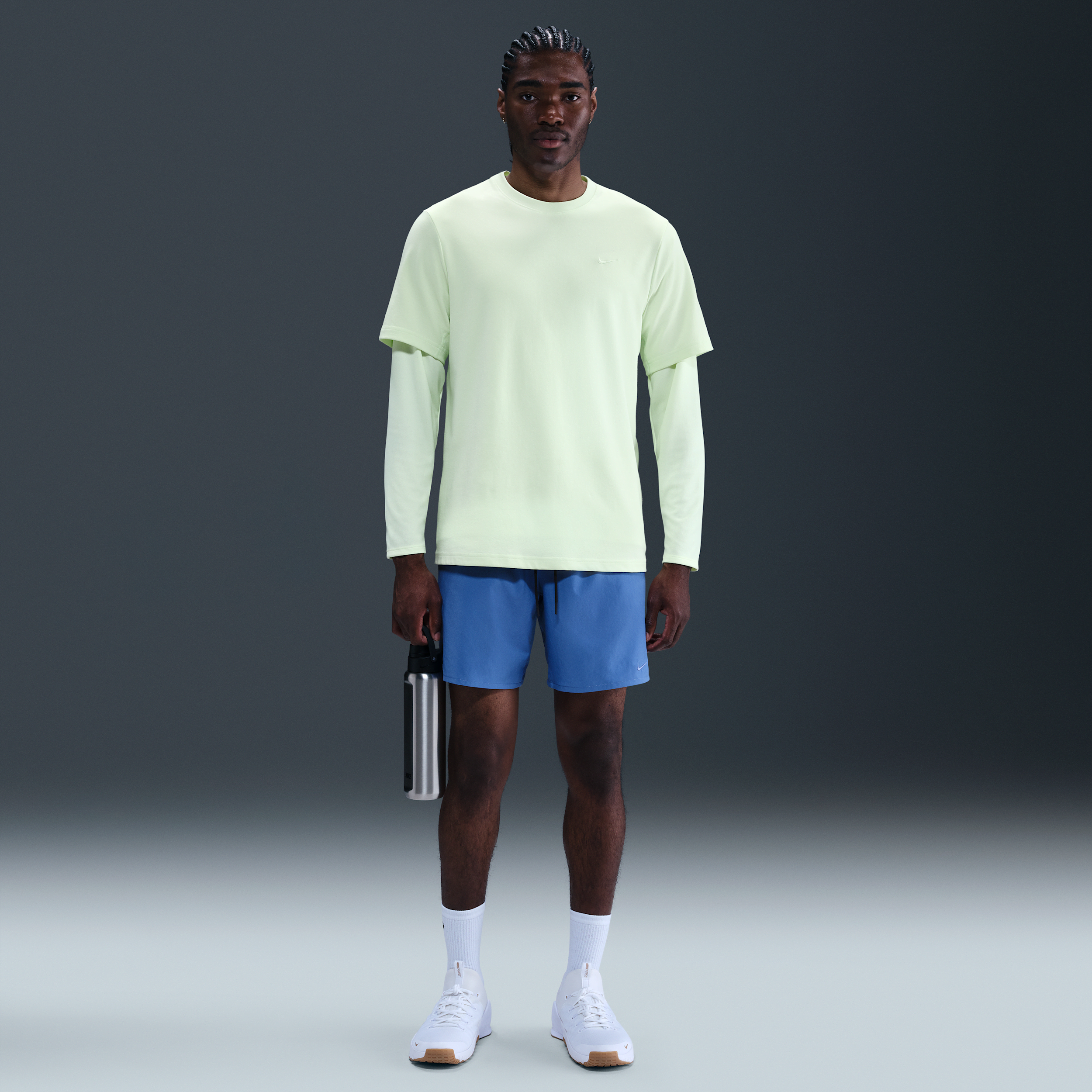 Nike Unlimited Pantalón corto Dri-FIT versátil de 18 cm sin forro - Hombre - Azul