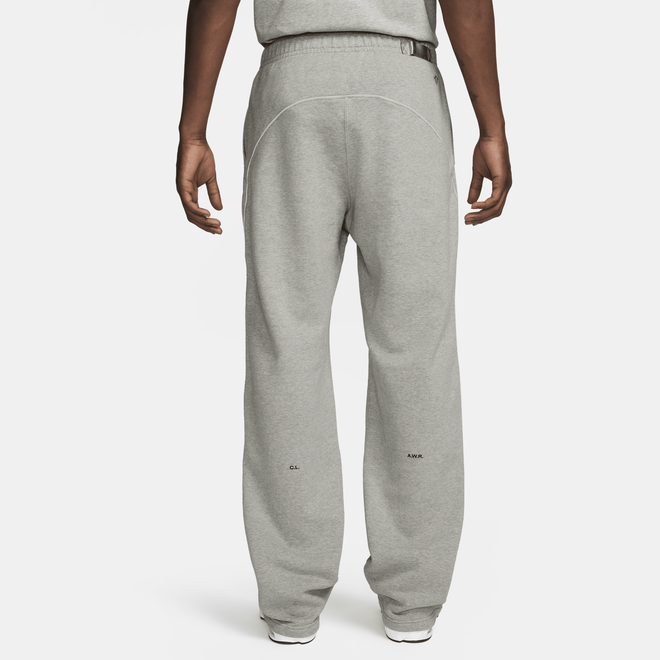 Nike NOCTA NOCTA Fleece CS Open-Hem Tracksuit Bottoms - Grey