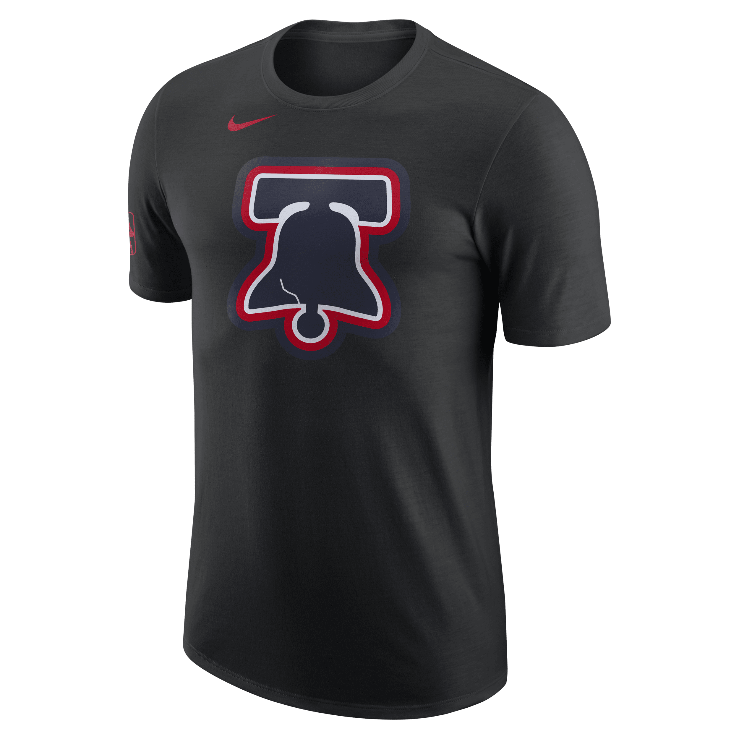 Philadelphia 76ers City Edition Nike NBA-T-shirt til mænd - sort