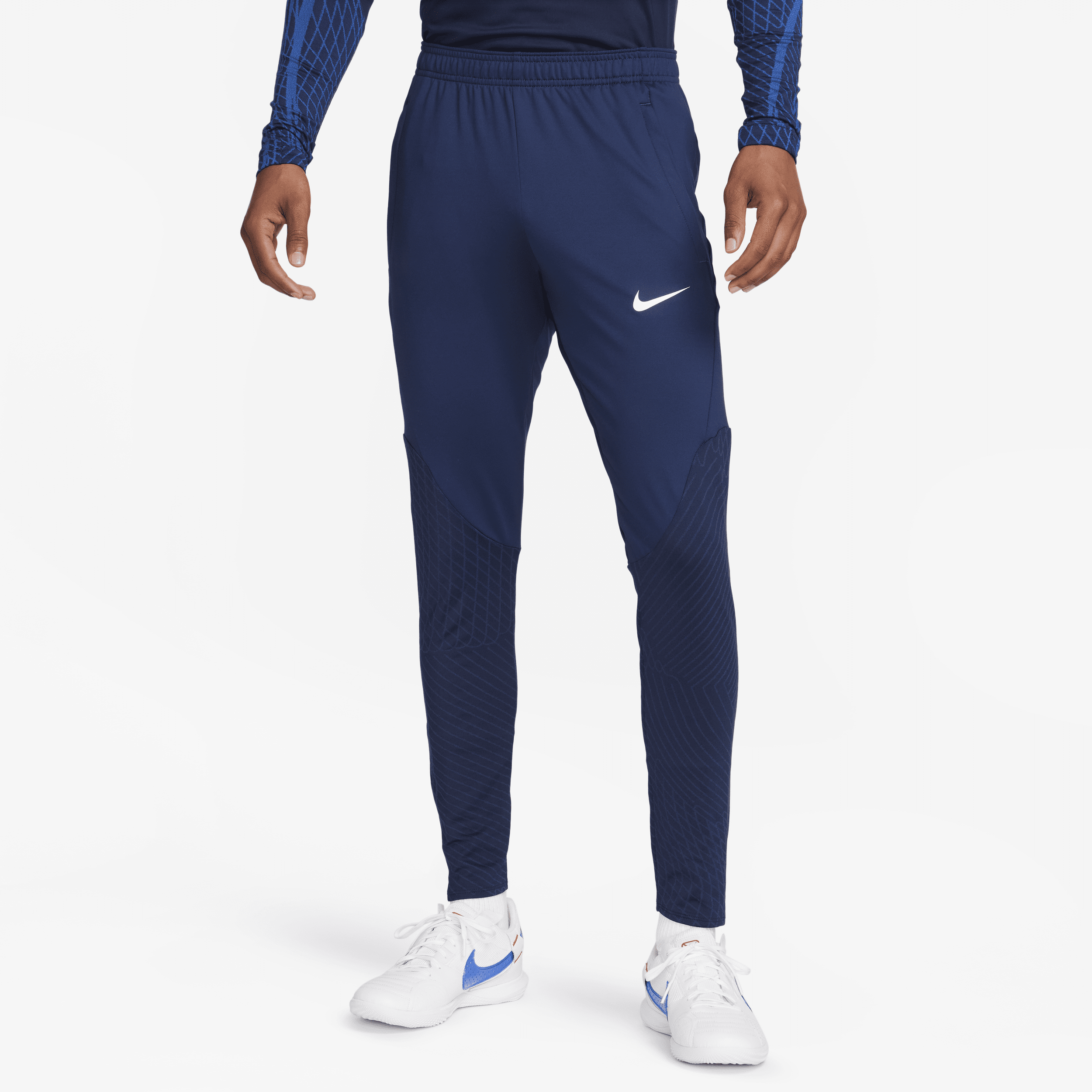 Nike Dri-FIT Strike-fodboldbukser til mænd - blå