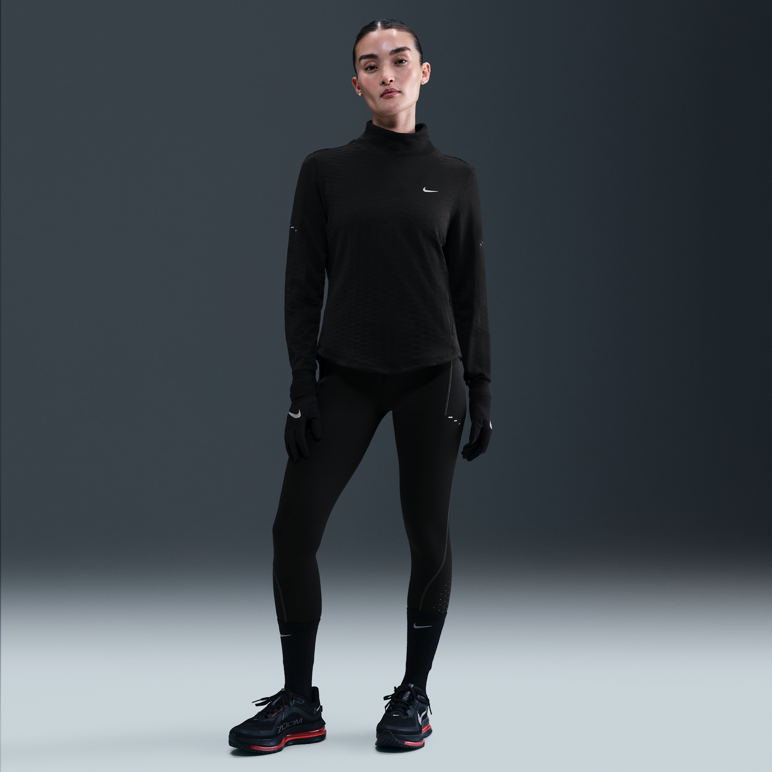 【ナイキ(NIKE)公式ストア】ナイキ スウィフト ウィメンズ ハイウエスト アンクル (9分丈) ランニングレギンス リフレクティブ (再帰反射) デザインのアクセント付き HV2288-010 ブラック 【ナイキ(NIKE)公式ストア】ナイキ スウィフト ウィメンズ ハイウエスト アンクル (9分丈) ランニングレギンス リフレクティブ (再帰反射) デザインのアクセント付き HV2288-010 ブラック