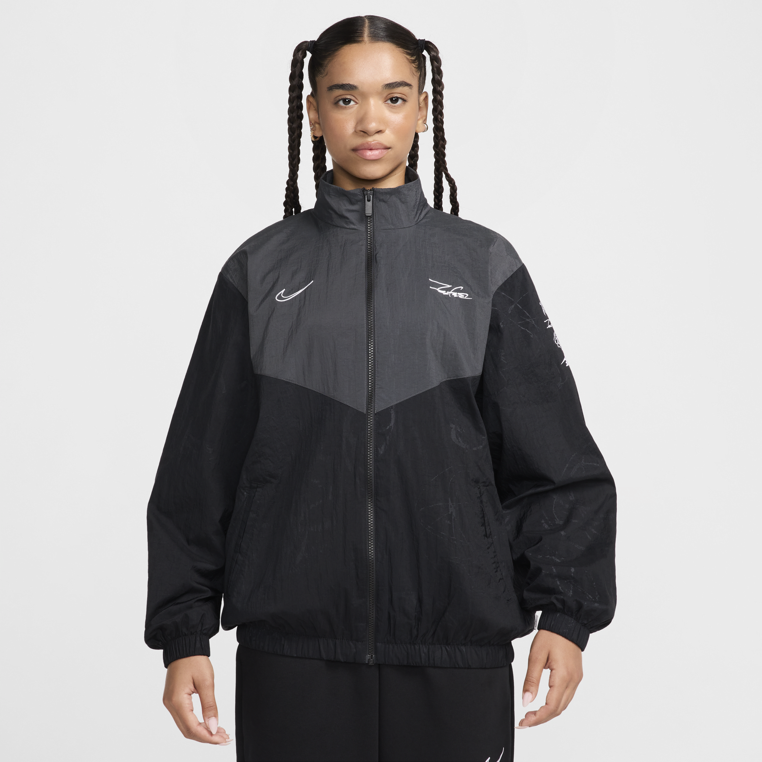 【ナイキ(NIKE)公式ストア】ナイキ スポーツウェア ブレイキン ウィンドランナー ウィメンズジャケット HF6069-010 ブラック 【ナイキ(NIKE)公式ストア】ナイキ スポーツウェア ブレイキン ウィンドランナー ウィメンズジャケット HF6069-010 ブラック