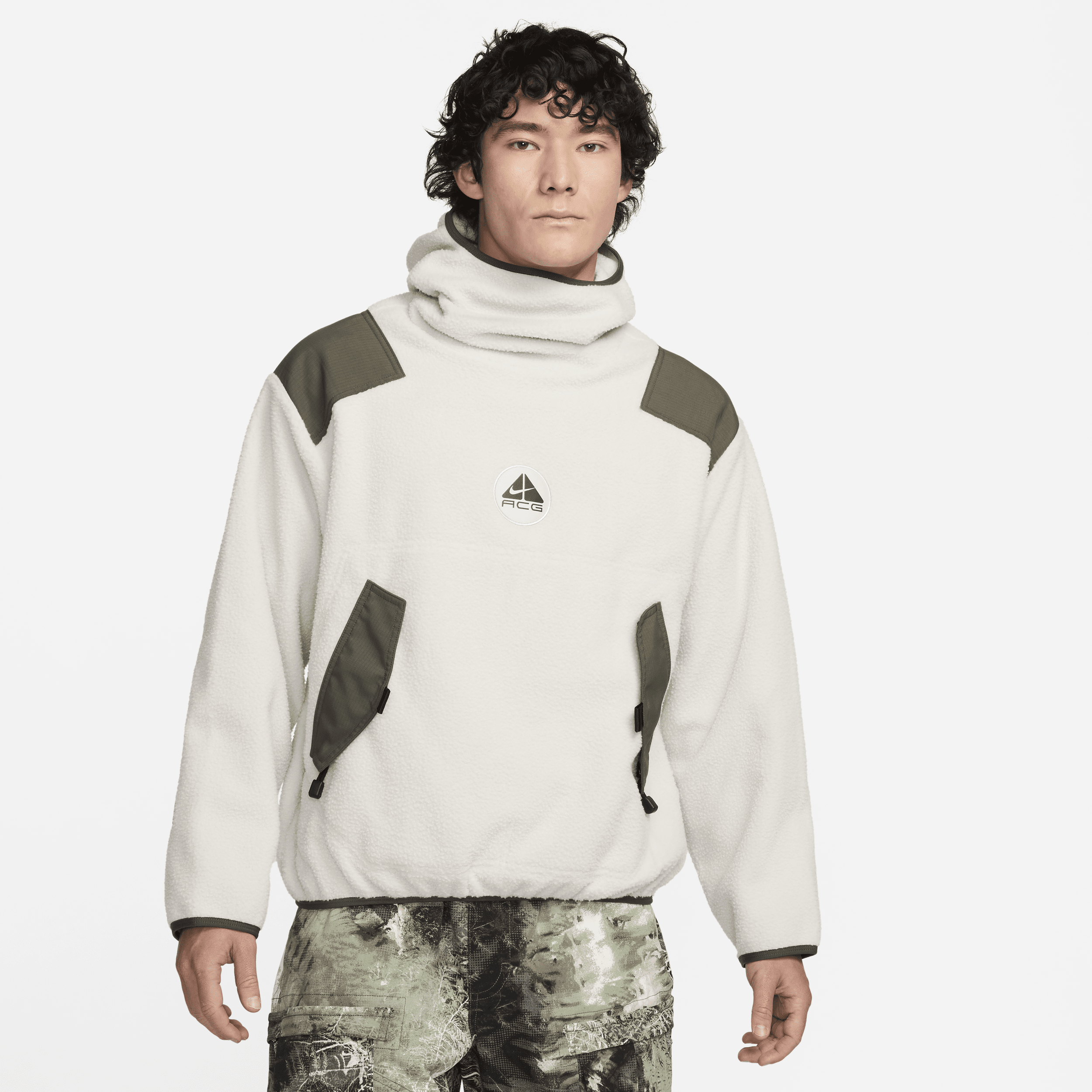 【ナイキ(NIKE)公式ストア】ナイキ ACG メンズ バラクラバ レトロ フリース プルオーバー FN1946-072 グレー 【ナイキ(NIKE)公式ストア】ナイキ ACG メンズ バラクラバ レトロ フリース プルオーバー FN1946-072 グレー