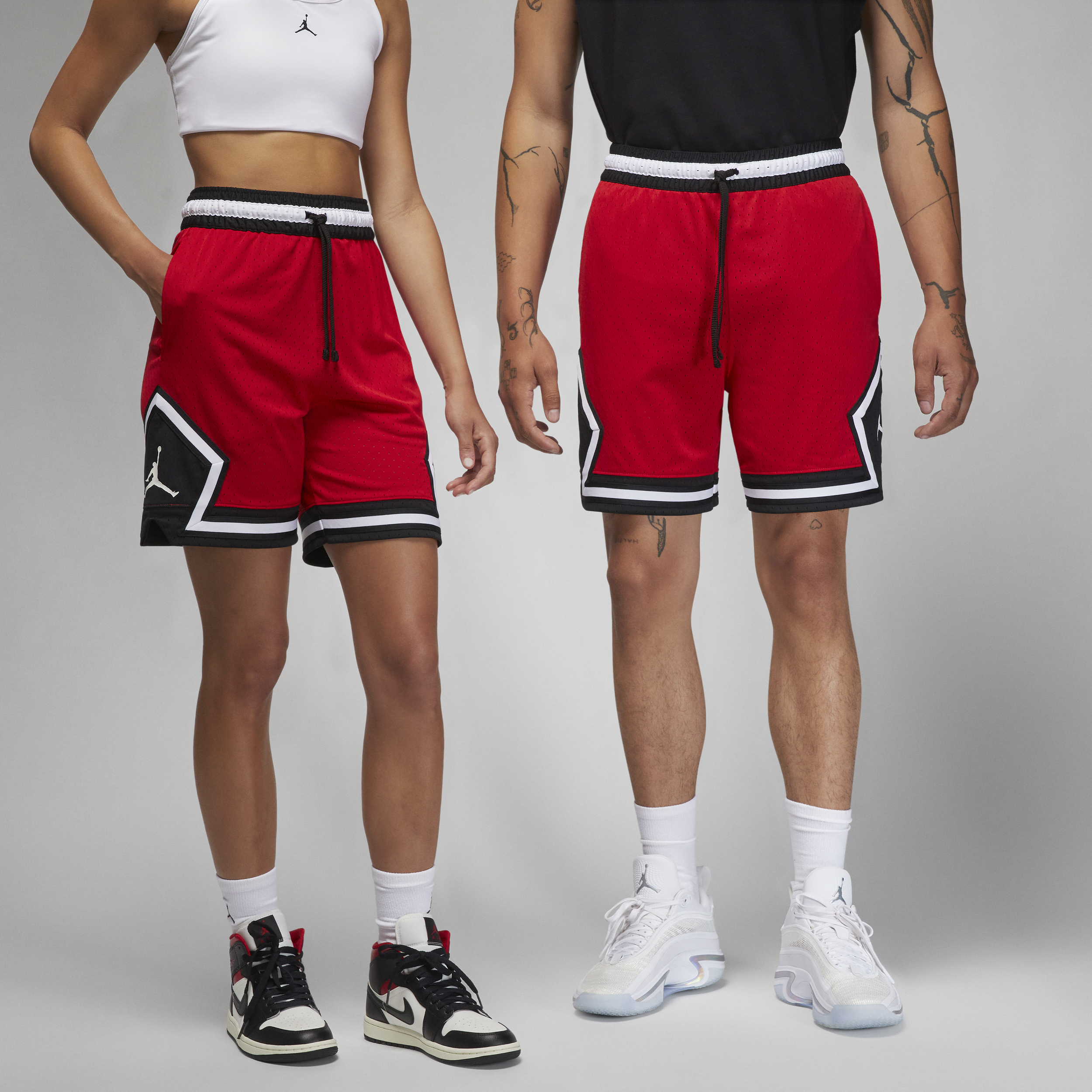 Jordan Dri-FIT Sport-diamantshorts - rød