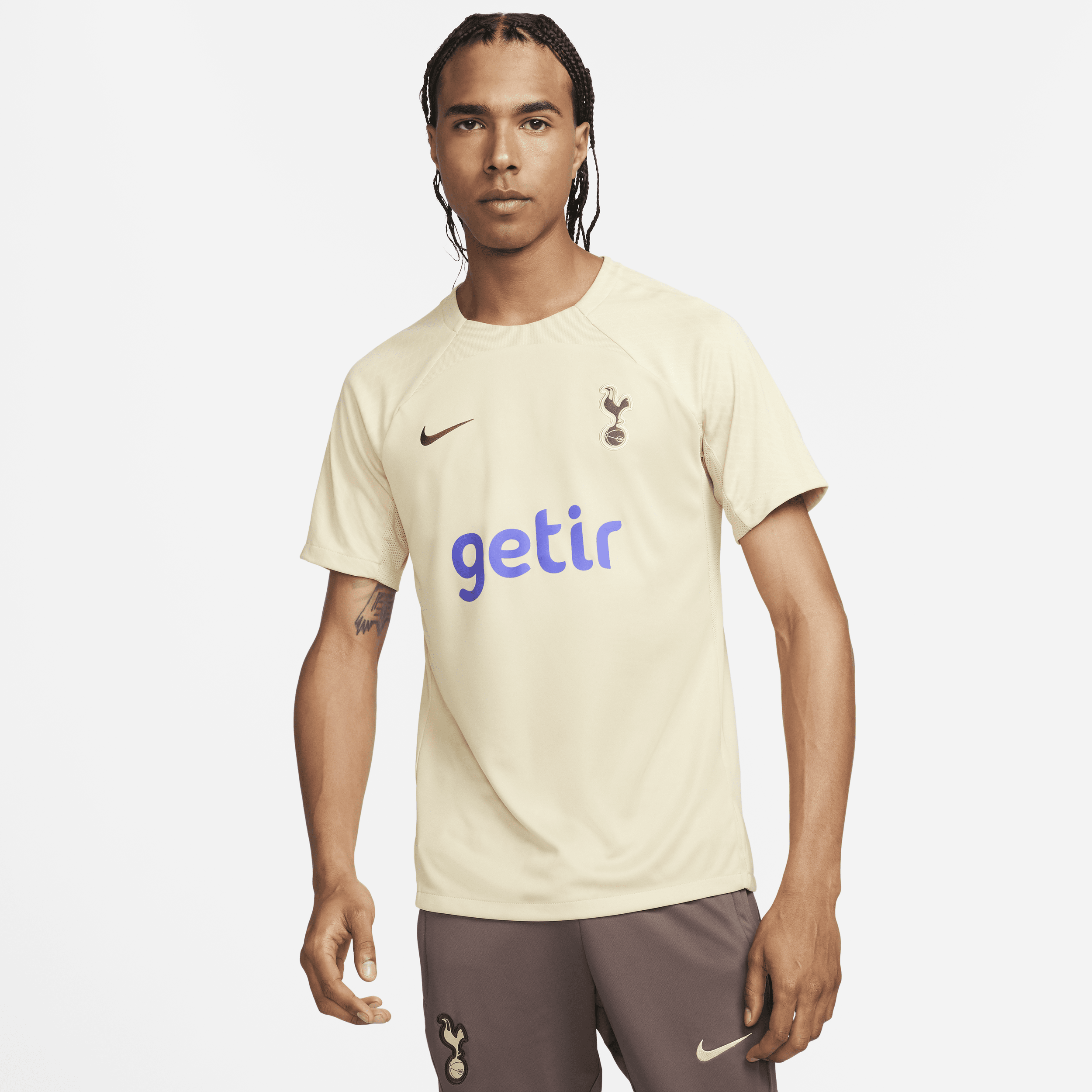 Tottenham Hotspur Strike Third Camiseta de fútbol de manga corta de tejido Knit Nike Dri-FIT - Hombre - Marrón
