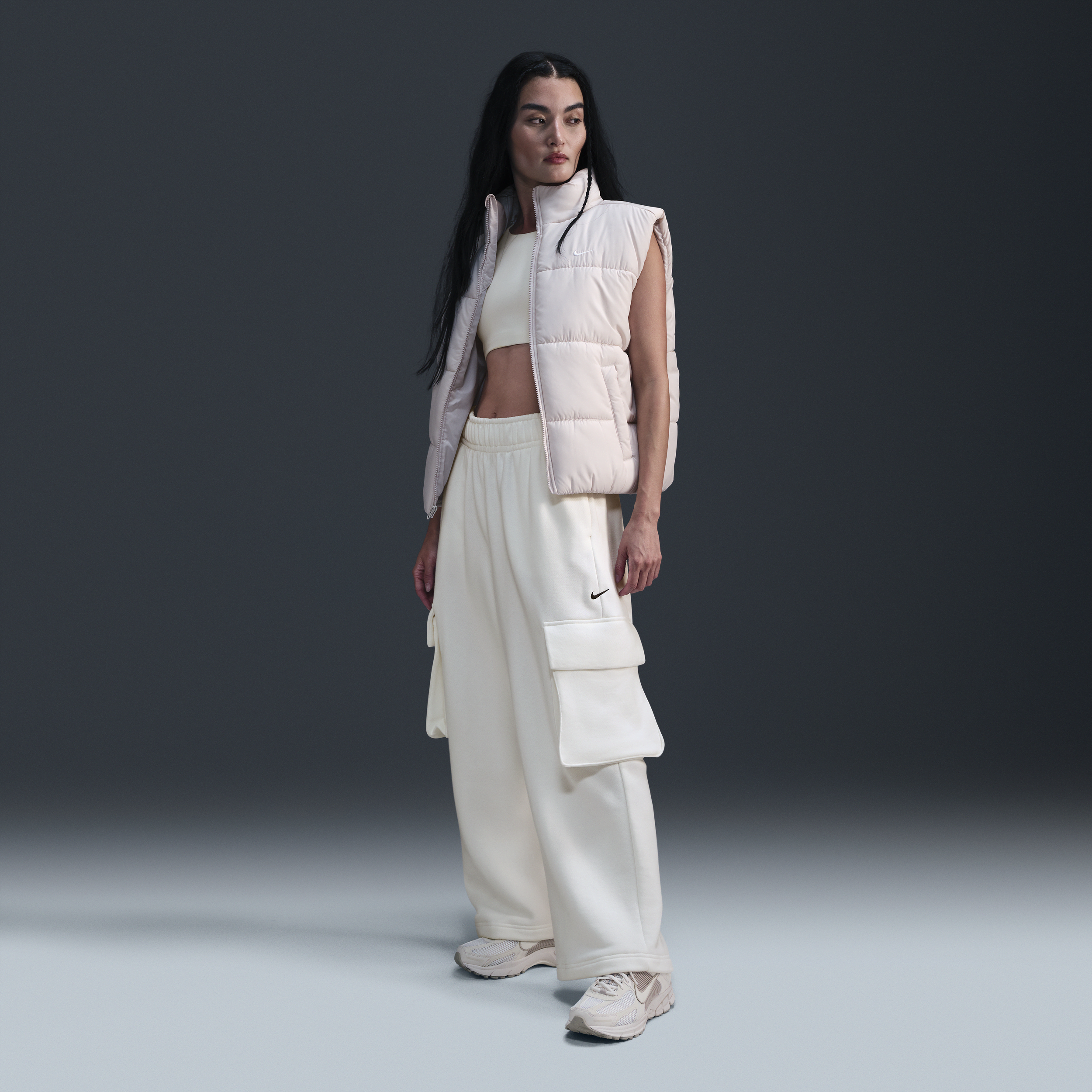 【ナイキ(NIKE)公式ストア】ナイキ スポーツウェア ウィメンズ ローライズ オーバーサイズド フレンチ オープンヘム テリー パンツ FV7513-133 ホワイト 【ナイキ(NIKE)公式ストア】ナイキ スポーツウェア ウィメンズ ローライズ オーバーサイズド フレンチ オープンヘム テリー パンツ FV7513-133 ホワイト