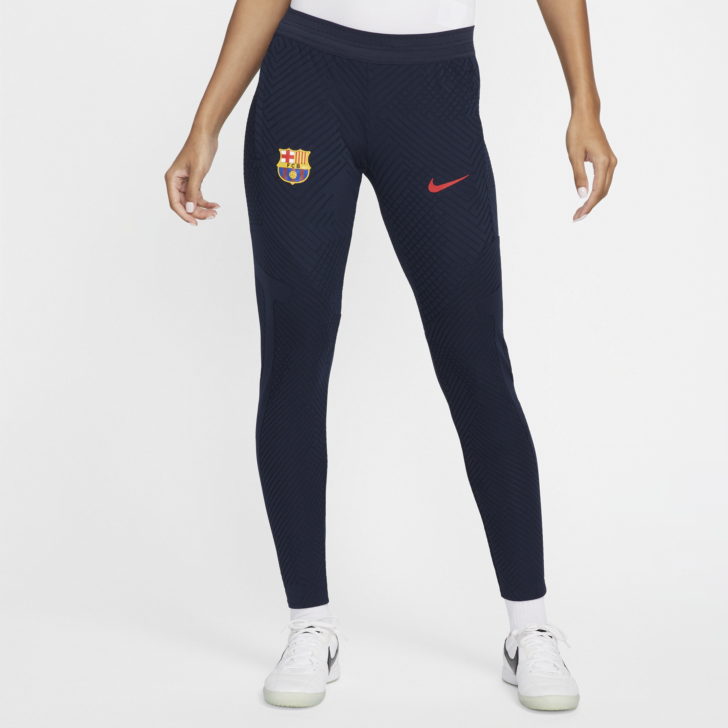 FC Barcelona Strike Elite Nike Dri-FIT ADV-fodboldbukser til kvinder - blå