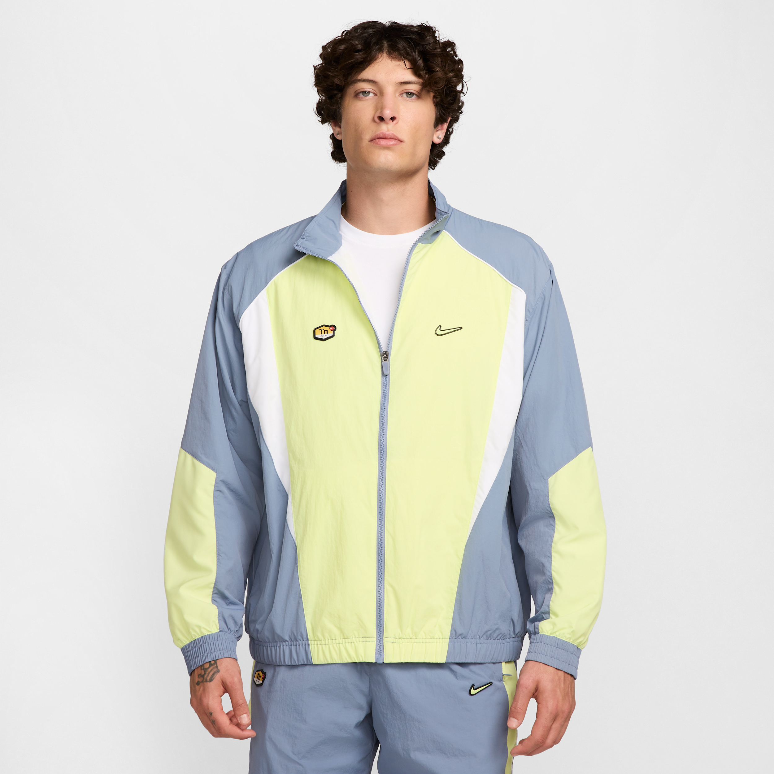 ジャケット・アウター Nike tn jacket Nike Sportswear Men's Woven Tracksuit Jacket - Blue - Nylon