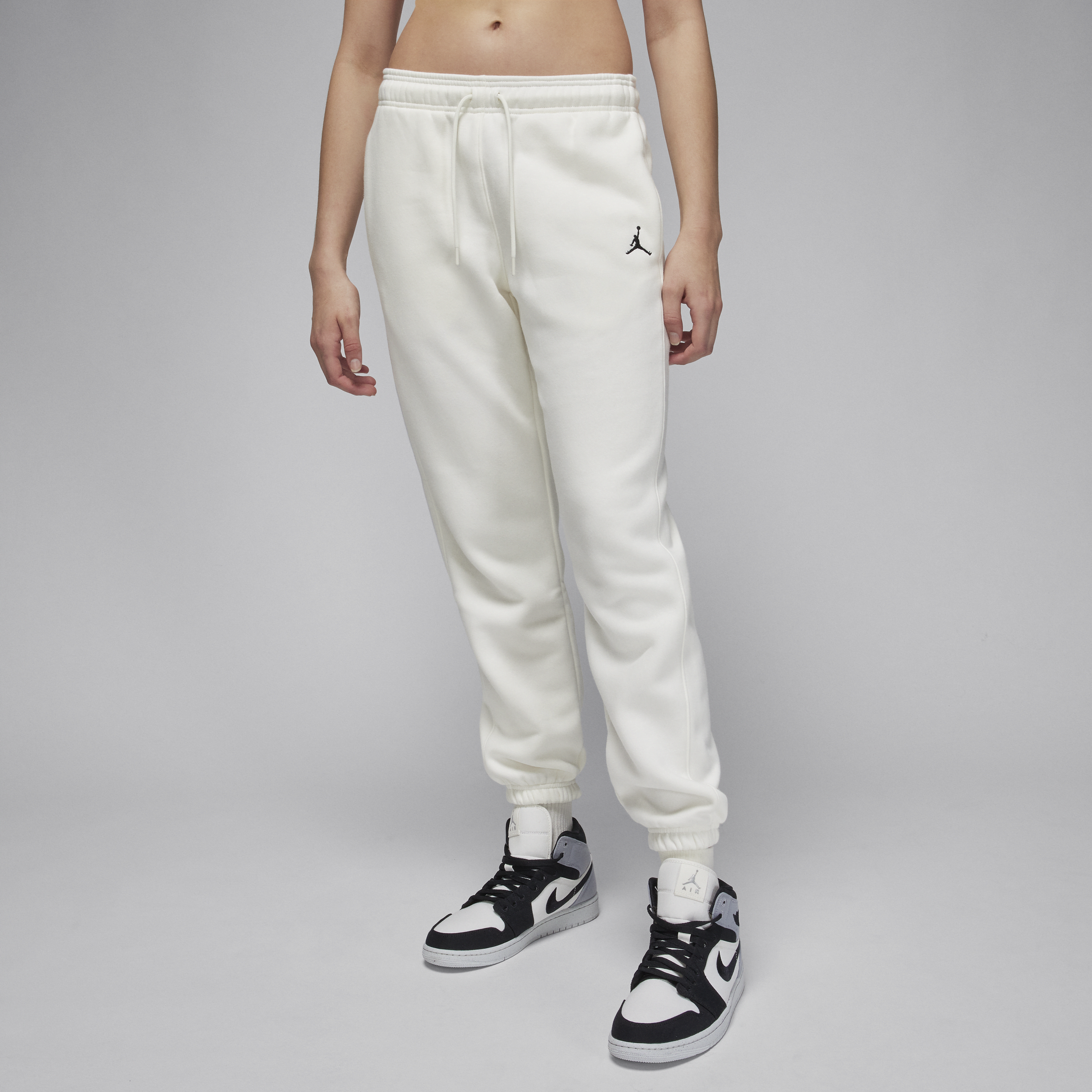 Jordan Brooklyn Fleece-bukser til kvinder - hvid