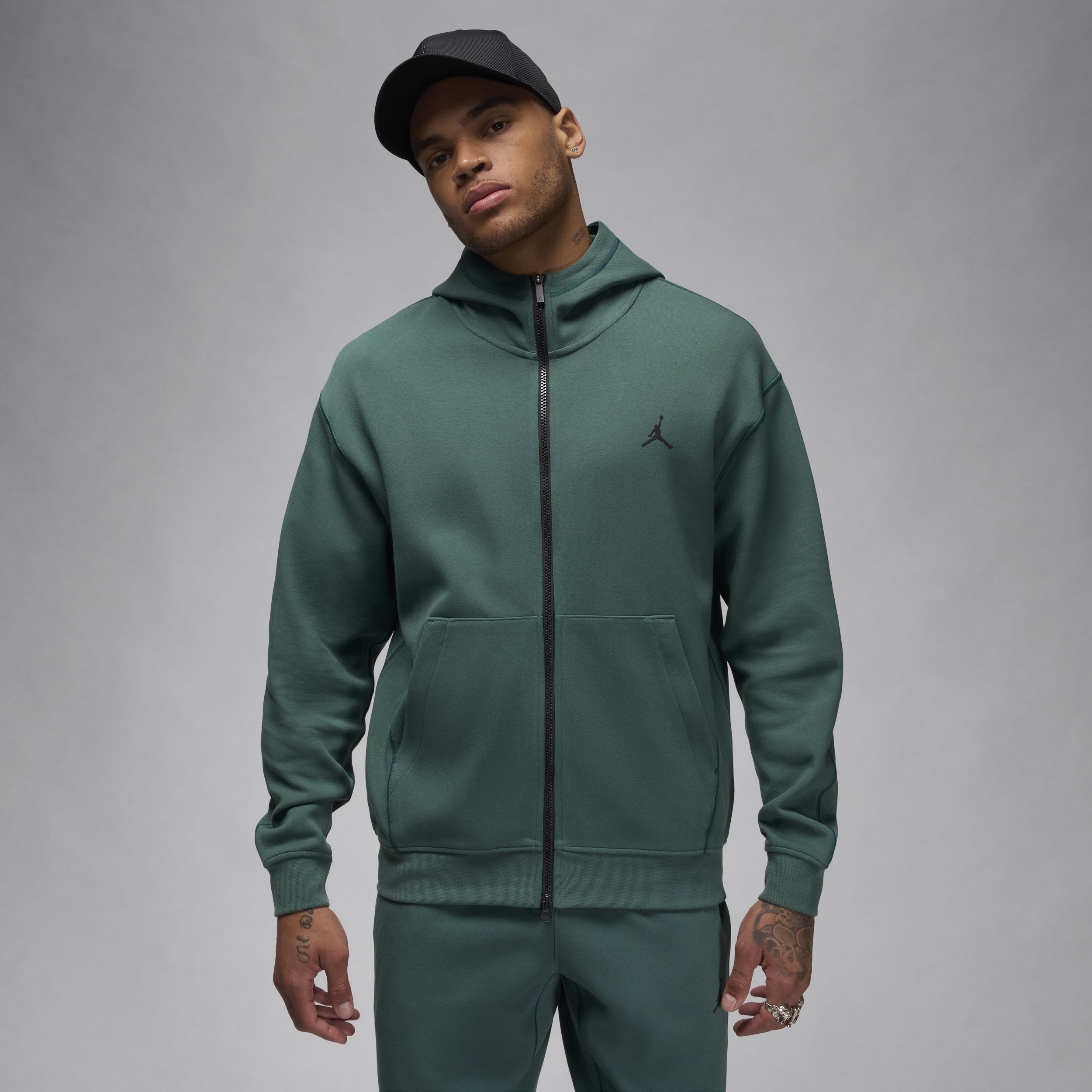 【ナイキ(NIKE)公式ストア】ジョーダン スポーツ フープ フリース メンズ Dri-FIT フルジップ パーカー FV8602-366 グリーン 【ナイキ(NIKE)公式ストア】ジョーダン スポーツ フープ フリース メンズ Dri-FIT フルジップ パーカー FV8602-366 グリーン