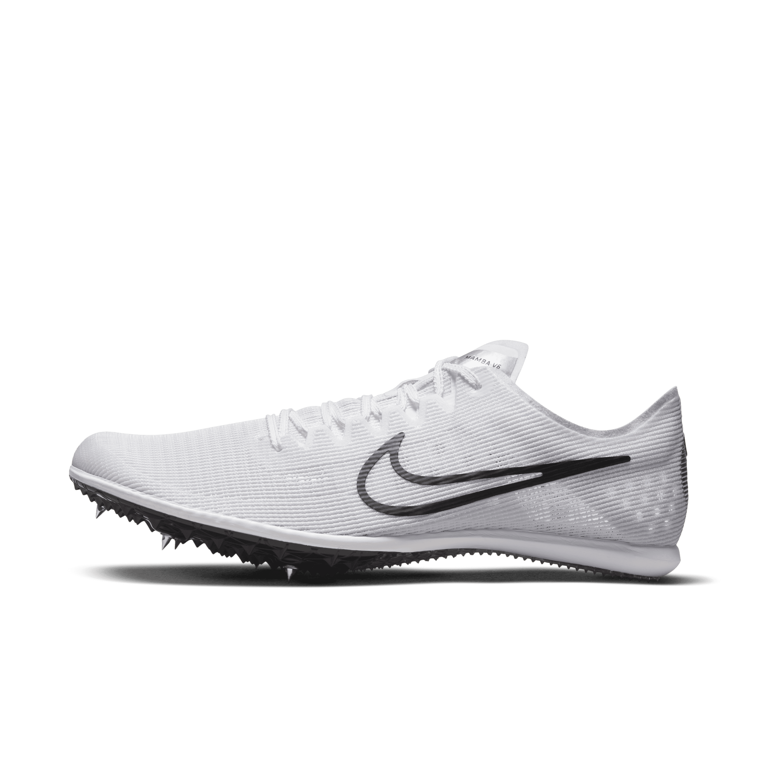 Nike Zoom Mamba 6-pigsko til stadionatletik og distancer - hvid