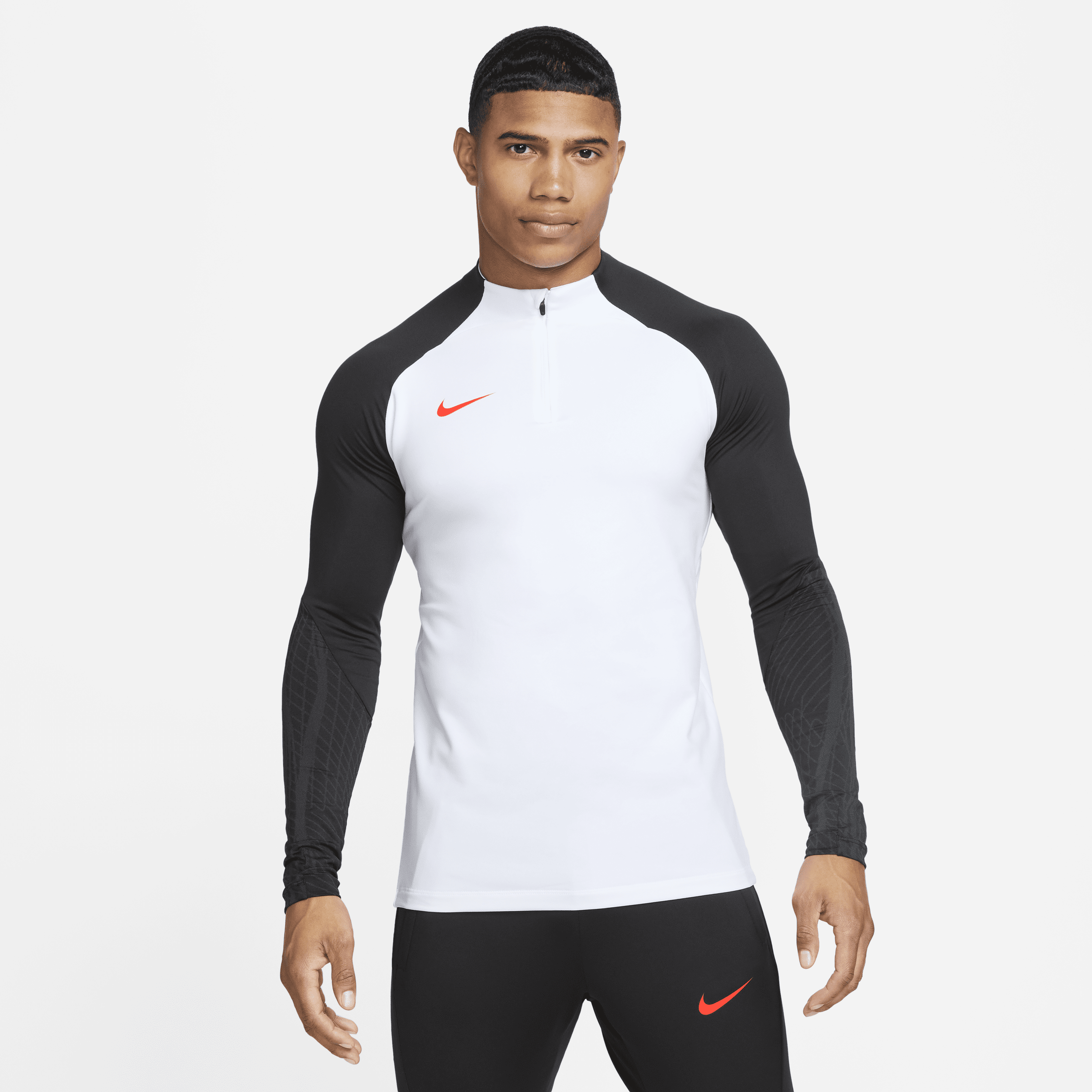 Nike Dri-FIT Strike-fodboldtræningstrøje til mænd - hvid