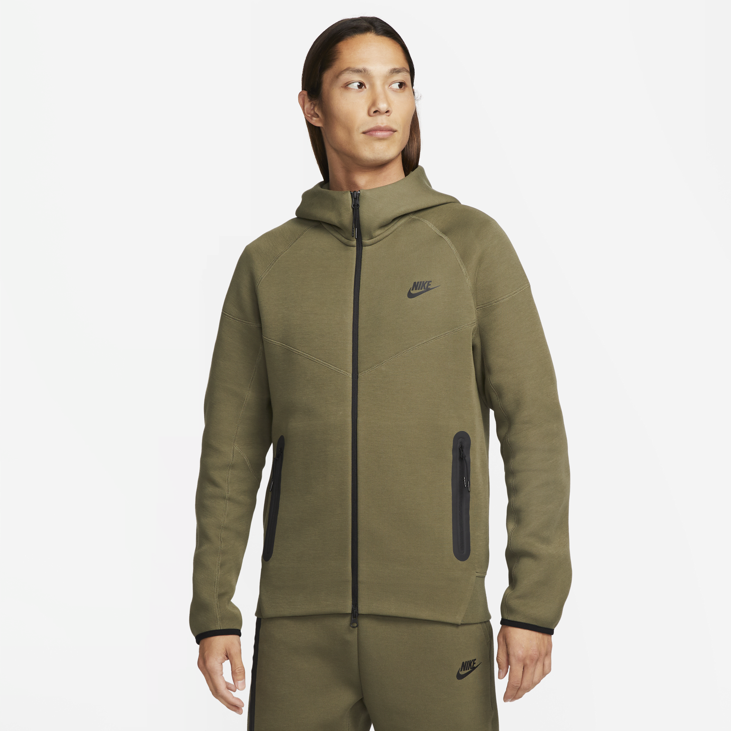 【ナイキ(NIKE)公式ストア】ナイキ スポーツウェア テック フリース ウィンドランナー メンズ フルジップ パーカー FB7922-222 グリーン 【ナイキ(NIKE)公式ストア】ナイキ スポーツウェア テック フリース ウィンドランナー メンズ フルジップ パーカー FB7922-222 グリーン