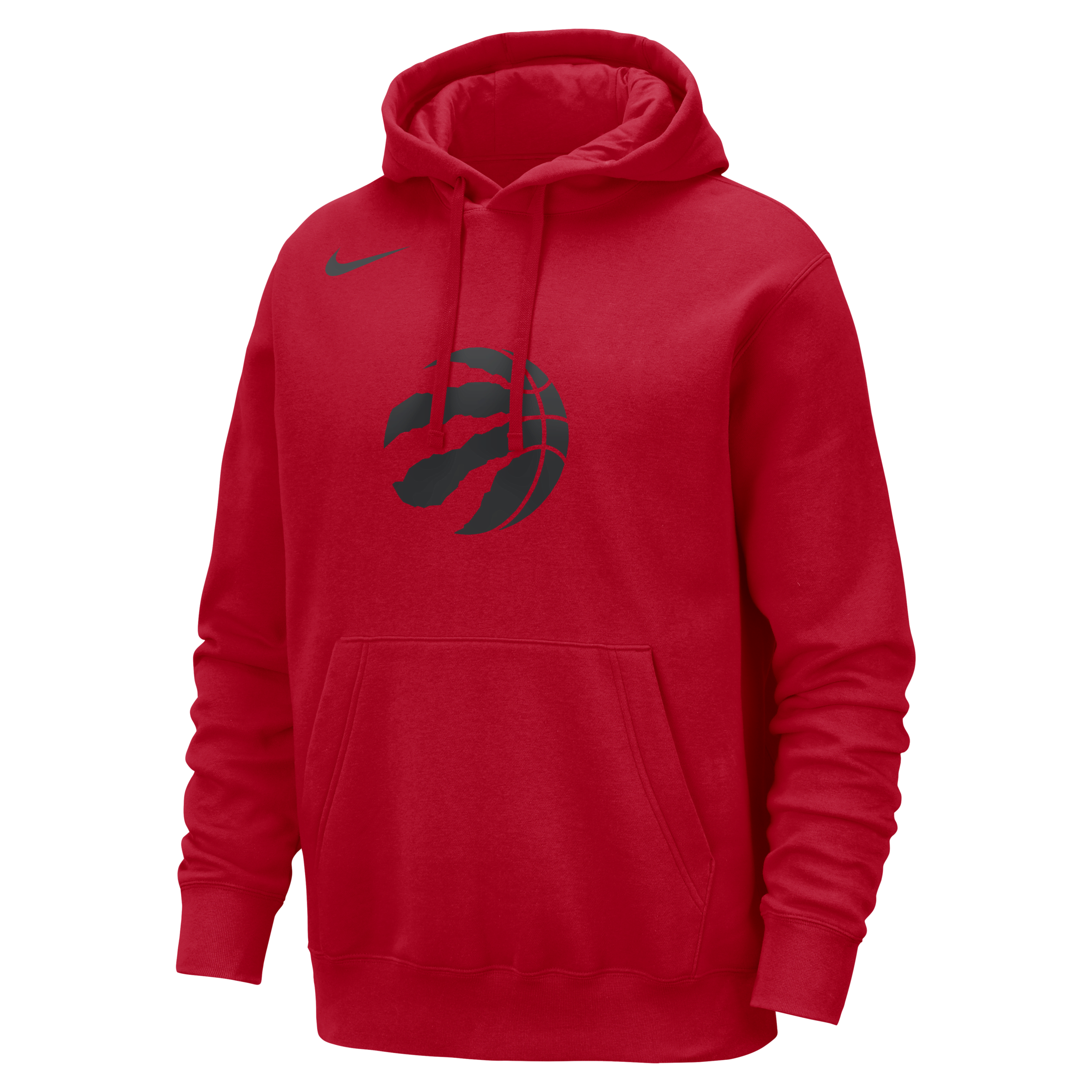 Felpa pullover con cappuccio Toronto Raptors Club Nike NBA – Uomo - Rosso