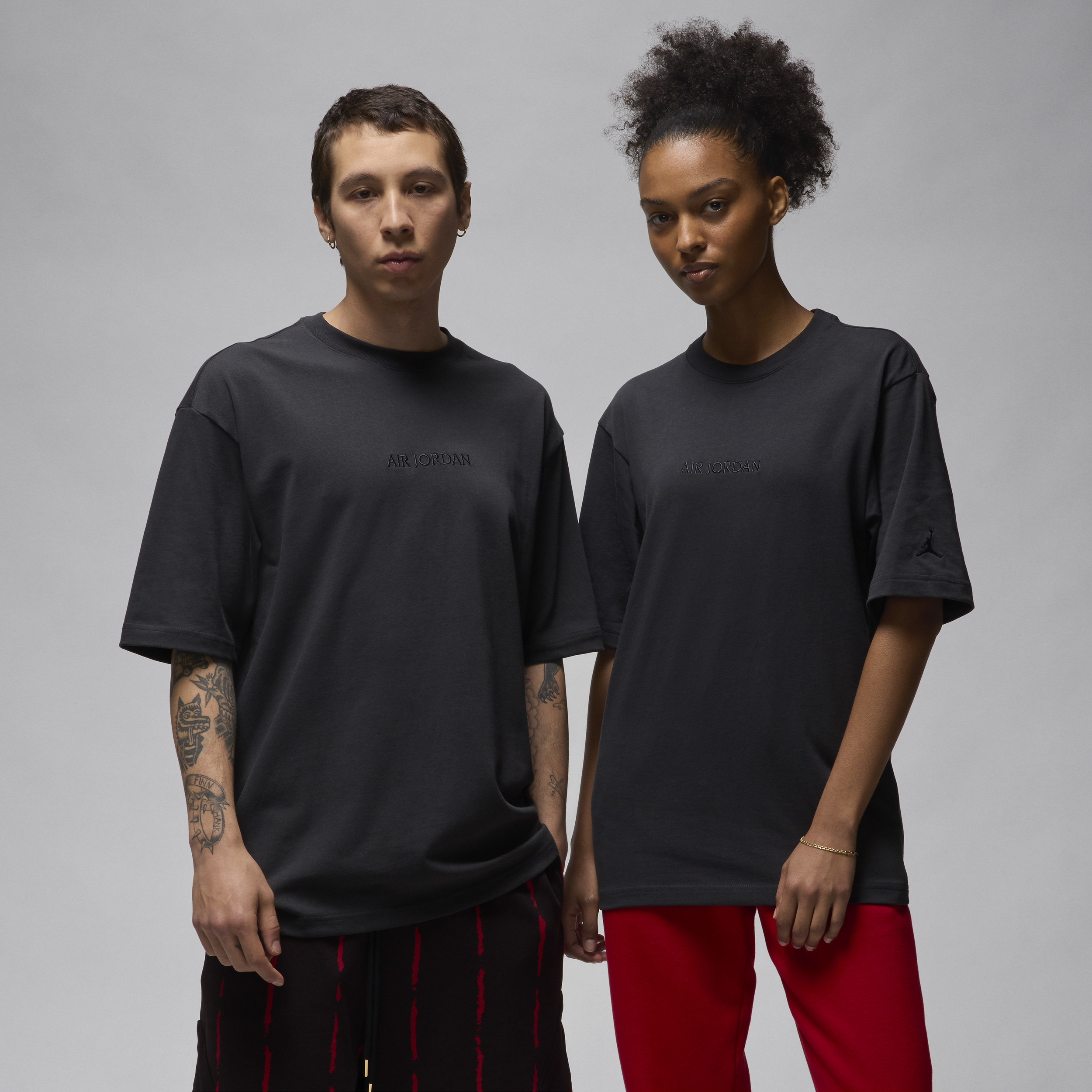 Nike T-shirt Air Jordan Wordmark – Uomo - Nero