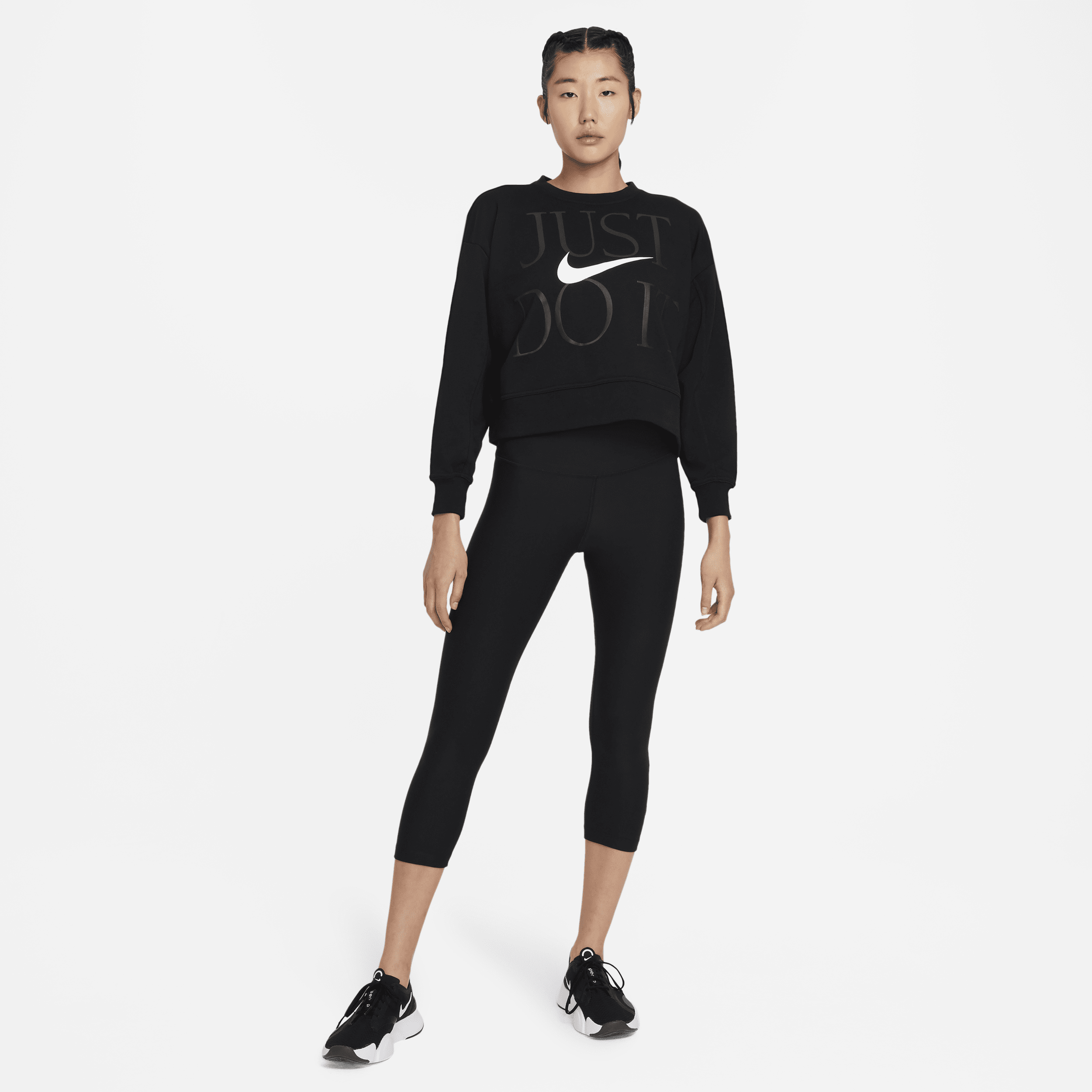 【ナイキ(NIKE)公式ストア】ナイキ Dri-FIT ゲット フィット ウィメンズ トレーニングクルー DD6131-010 ブラック 【ナイキ(NIKE)公式ストア】ナイキ Dri-FIT ゲット フィット ウィメンズ トレーニングクルー DD6131-010 ブラック