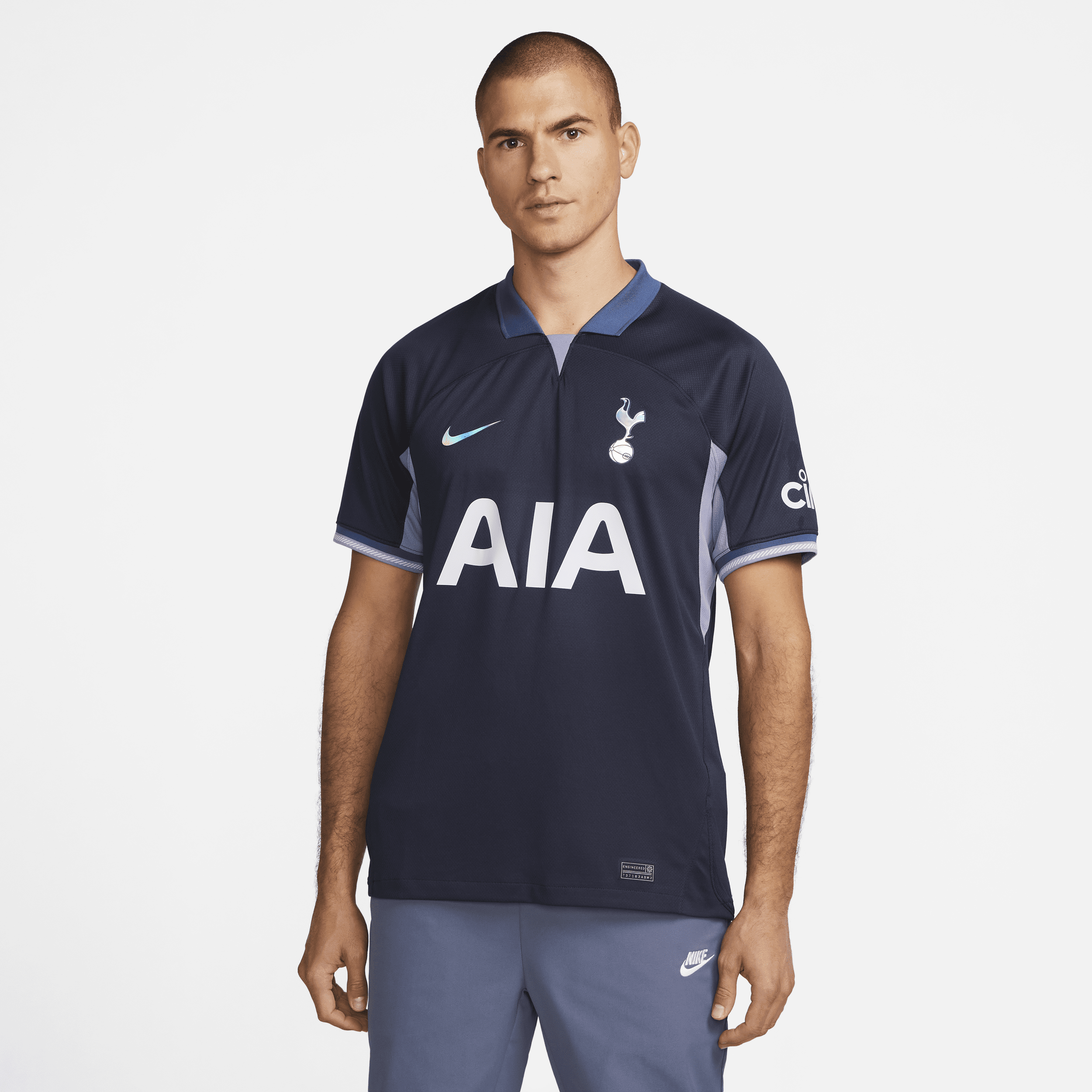 Tottenham Hotspur 2023/24 Stadium Away Nike Dri-FIT-fodboldtrøje til mænd - blå