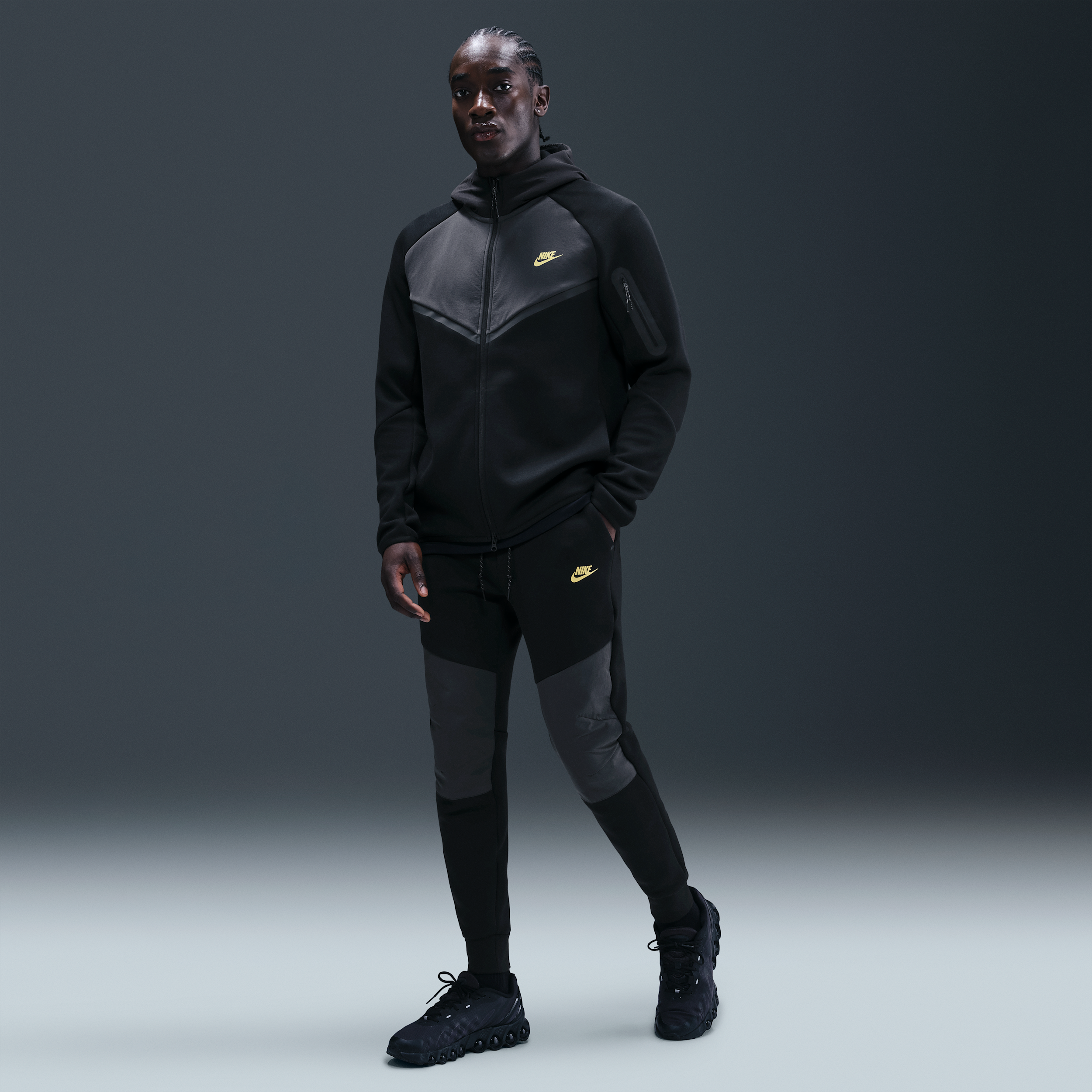 Pantaloni jogger in fleece Nike Tech – Uomo - Nero